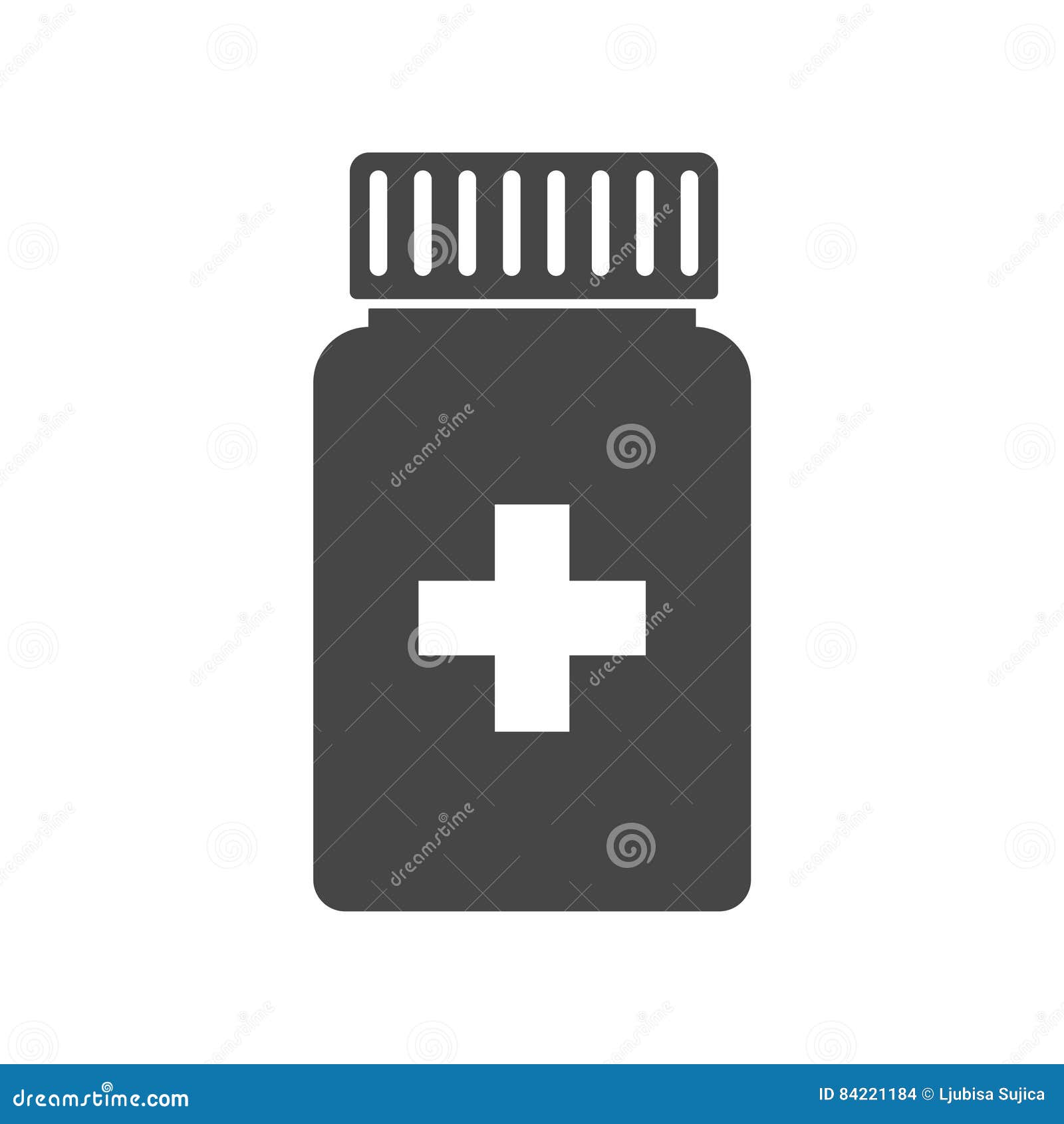 Medical bottle icon stock vector. Illustration of group 84221184