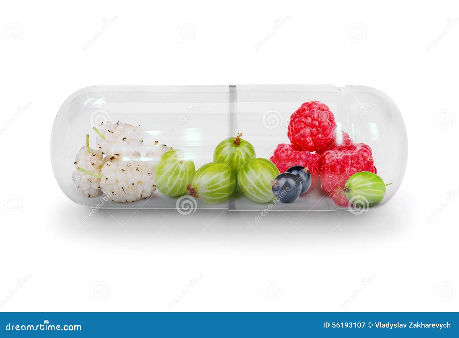 Medical Capsule with Berries Stock Image Image of pharmacy, nature