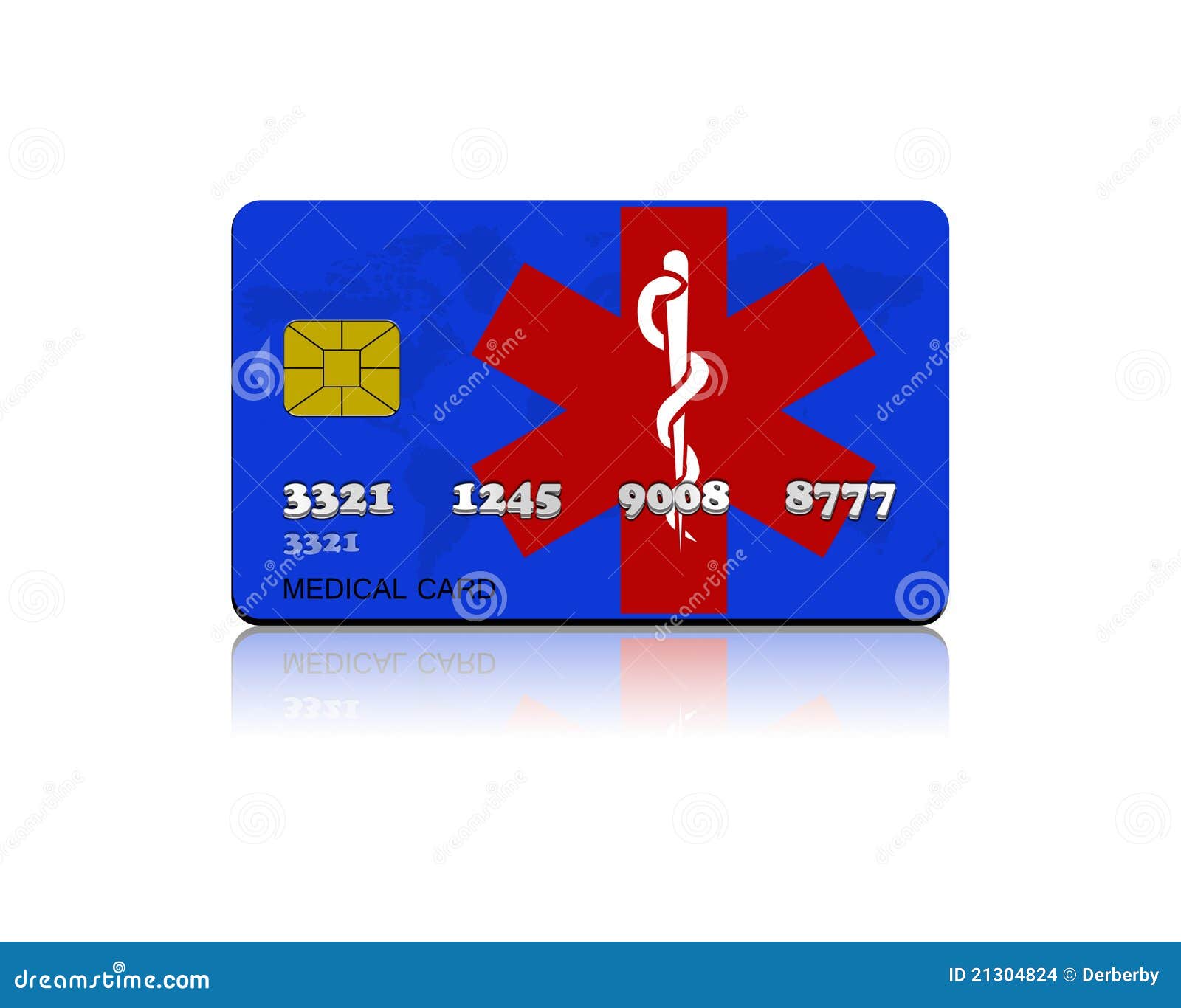 Medical card stock illustration. Illustration of plastic 21304824