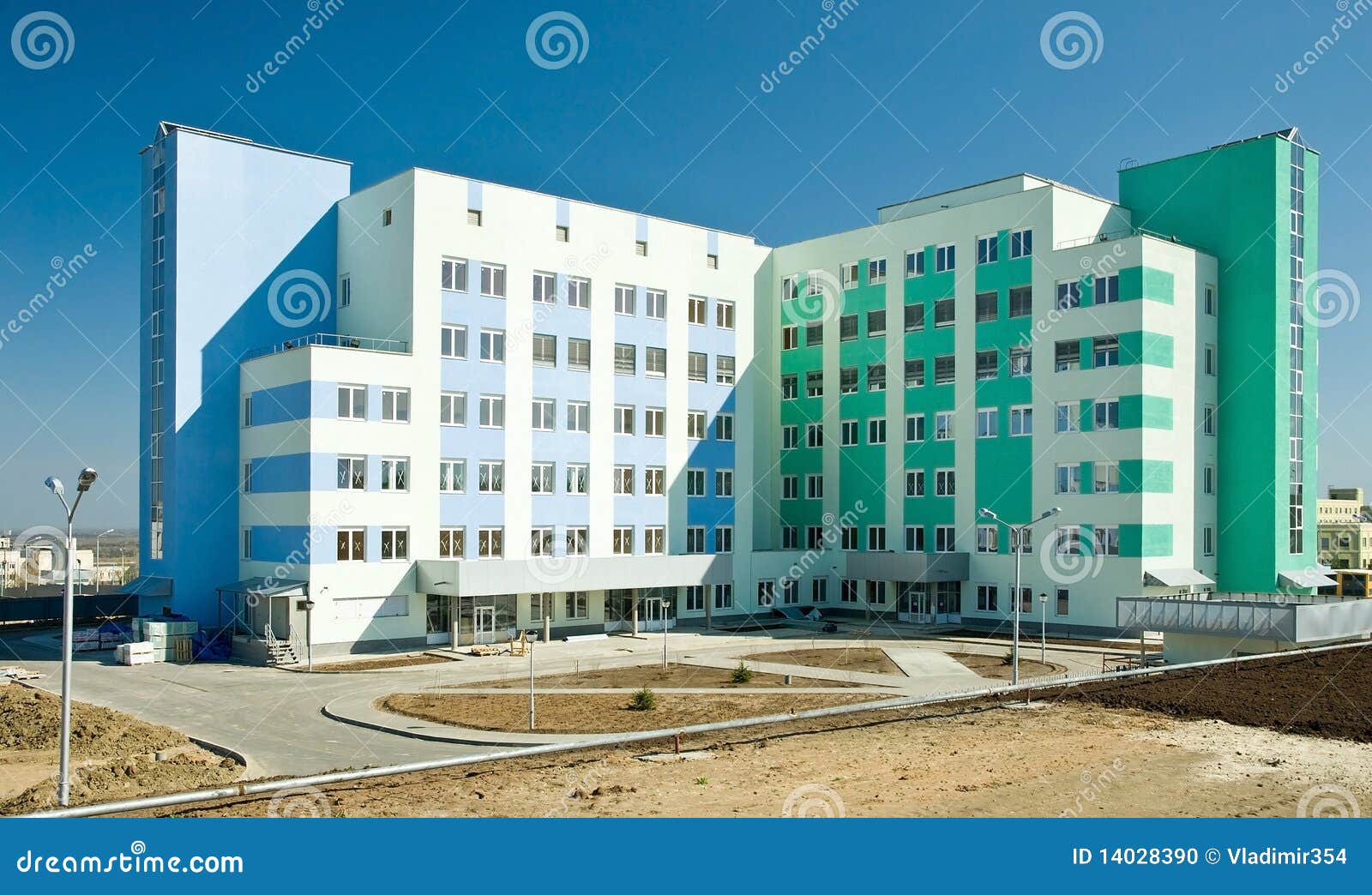 Medical Center stock photo. Image of city, architecture 14028390