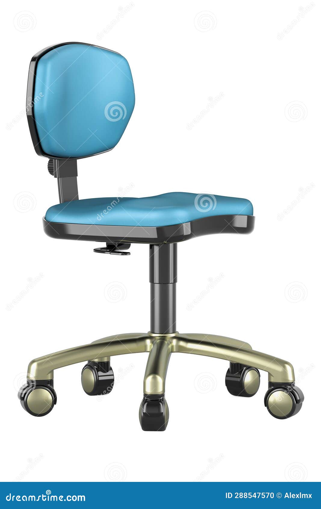 Medical Chair, Doctors Chair. 3D Rendering Stock Illustration