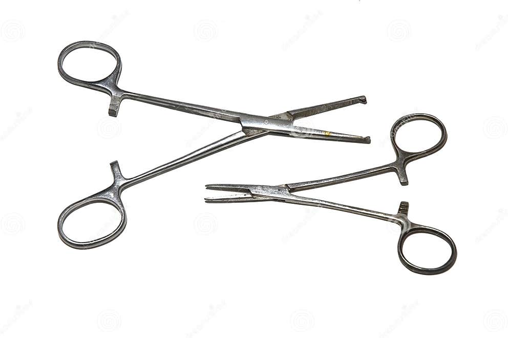 Medical clamps stock image. Image of clamp, surgery, treatment 6776749