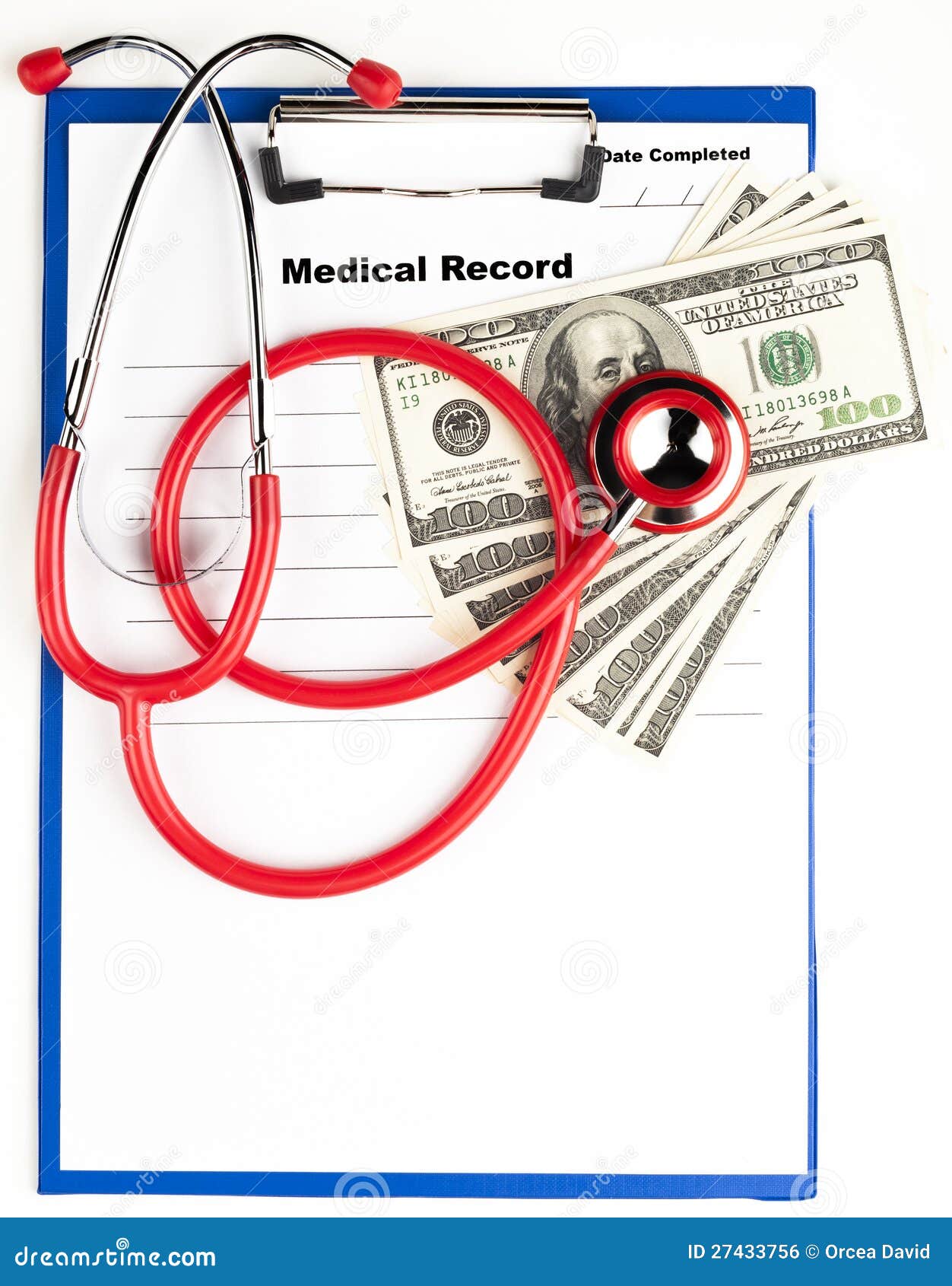 Medical Clipboard stock photo. Image of form, hospital 27433756