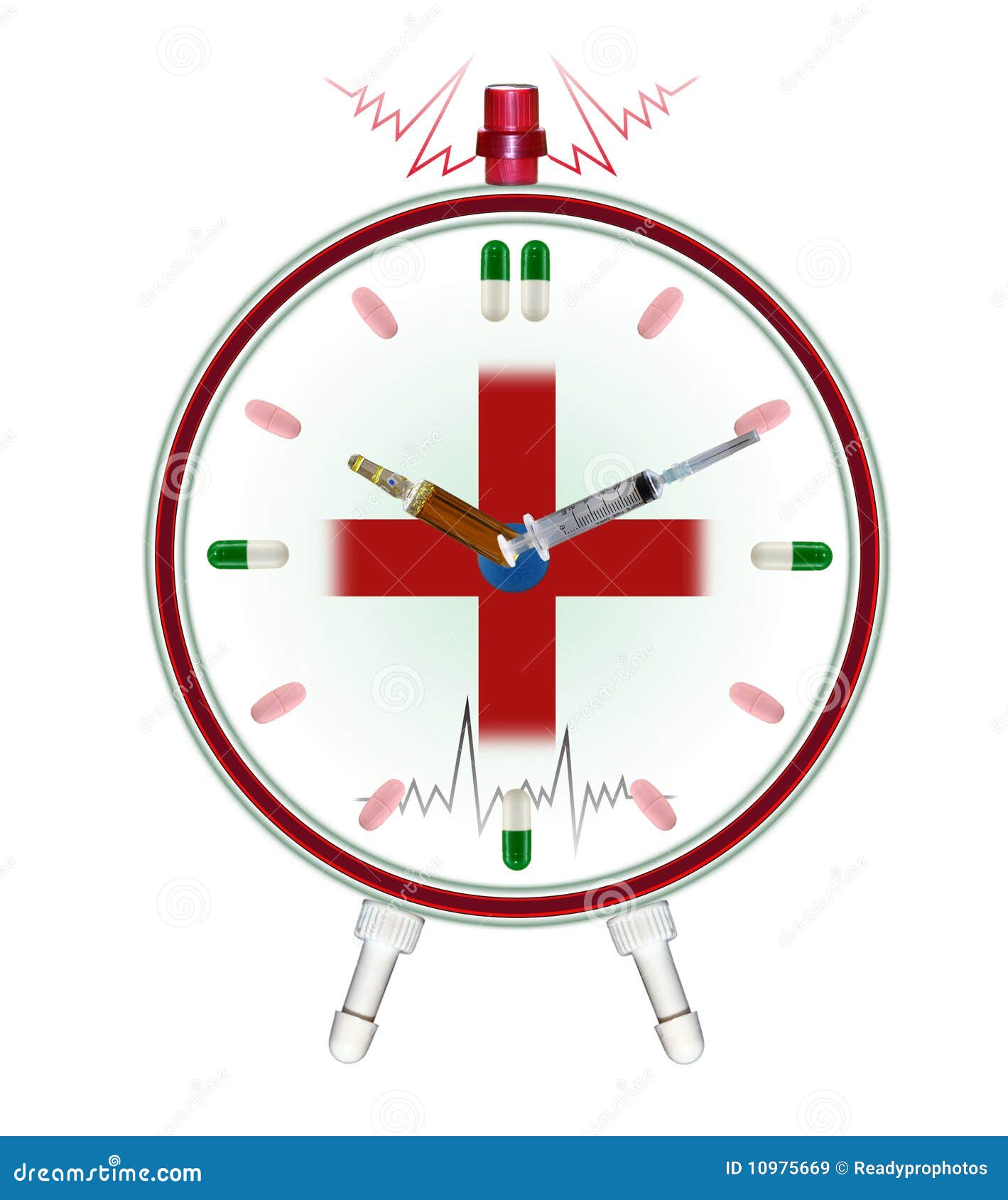 Medical Clock Royalty Free Stock Images Image 10975669