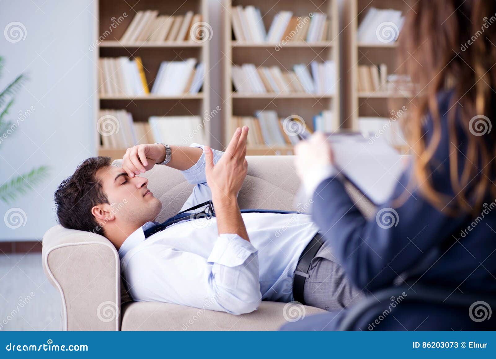 The Medical Concept with Psychologist Visit Stock Image Image of mental, depression 86203073