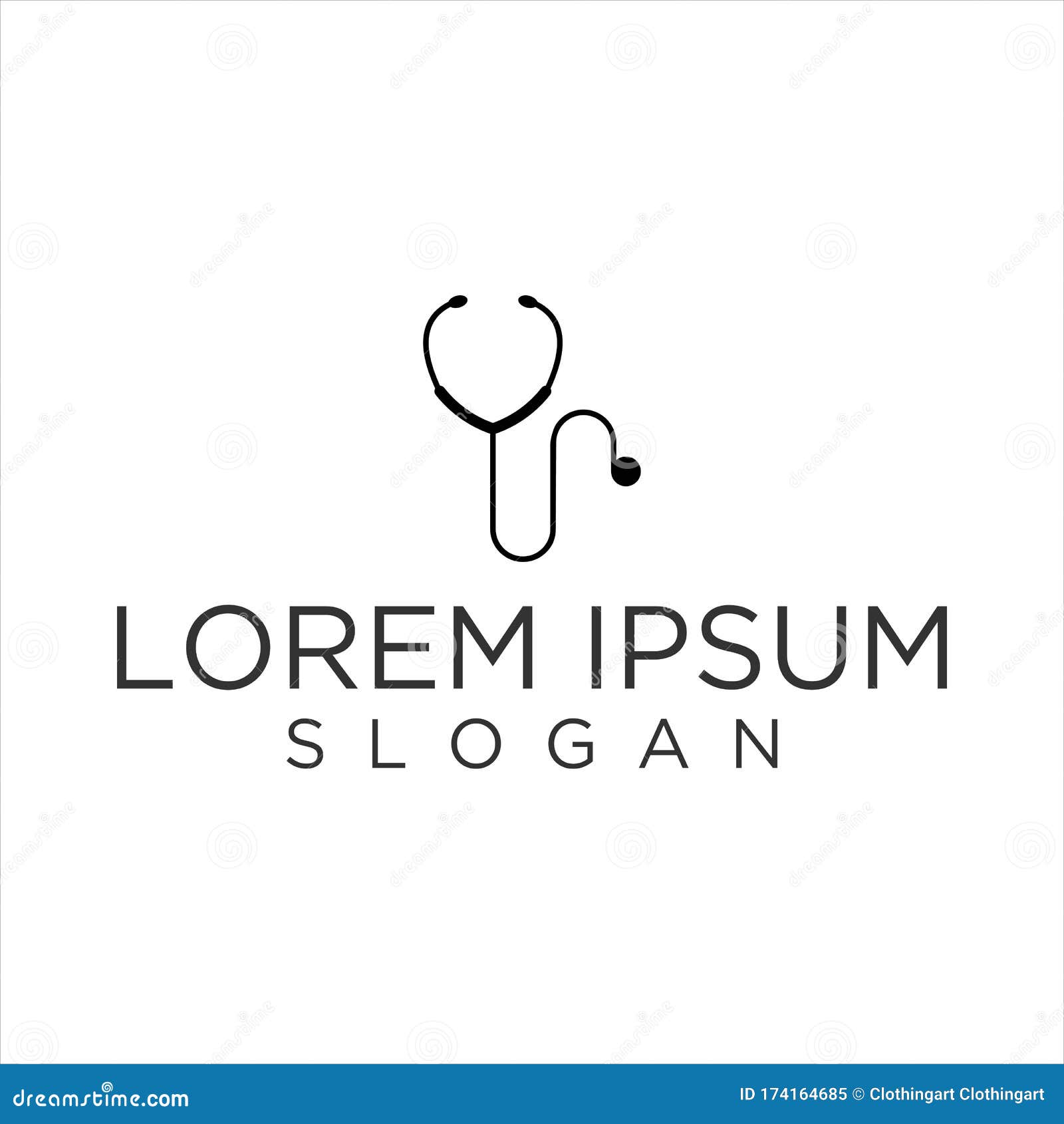 Medical Device Logo Design Concept Stock Vector Illustration of