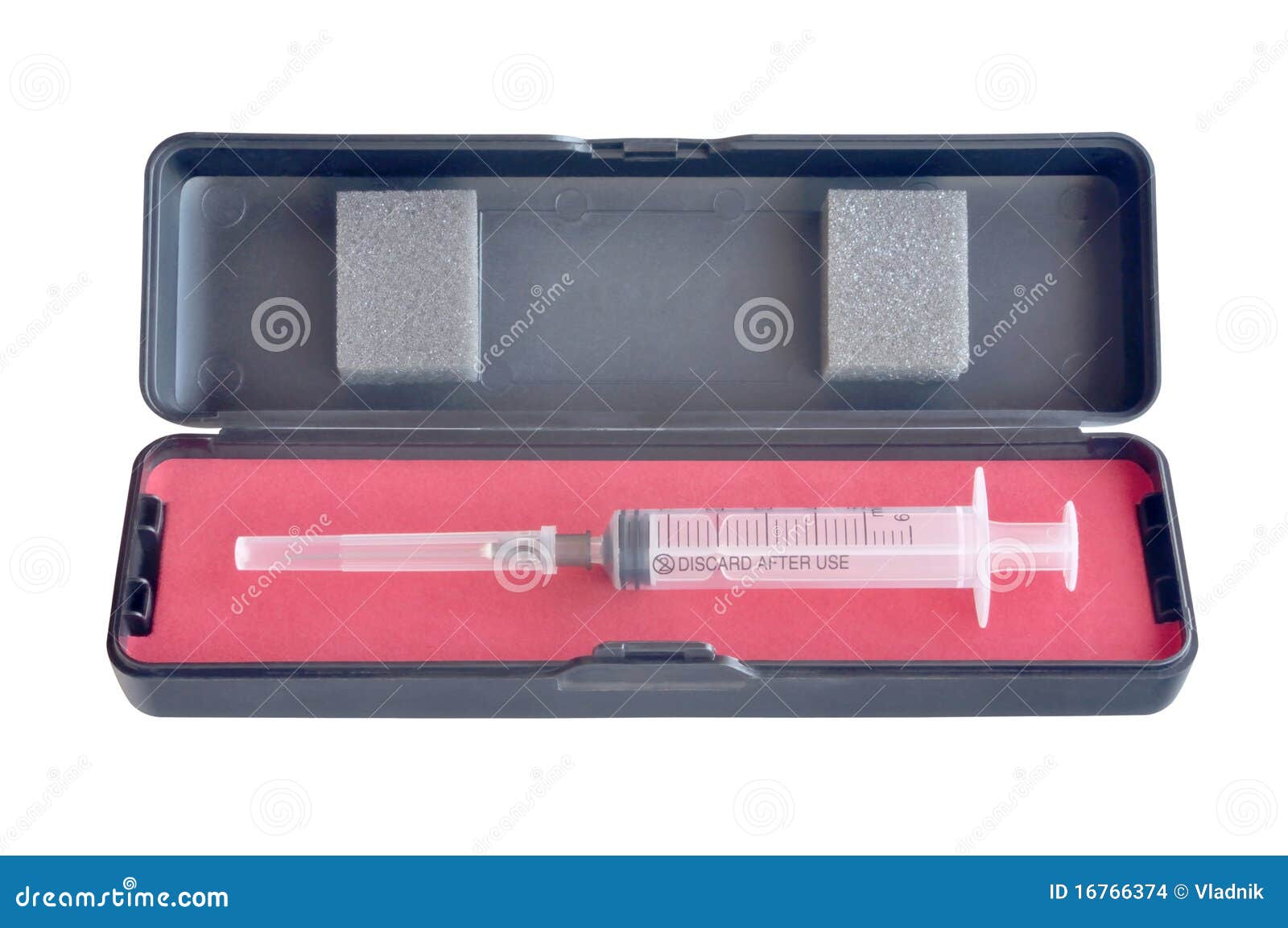 Medical Disposable Syringe in Case Stock Photo Image of medical