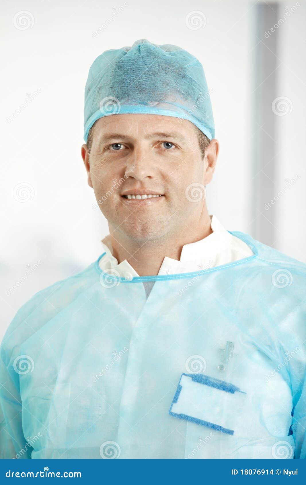 Medical doctor in scrubs stock photo. Image of lifestyle 18076914