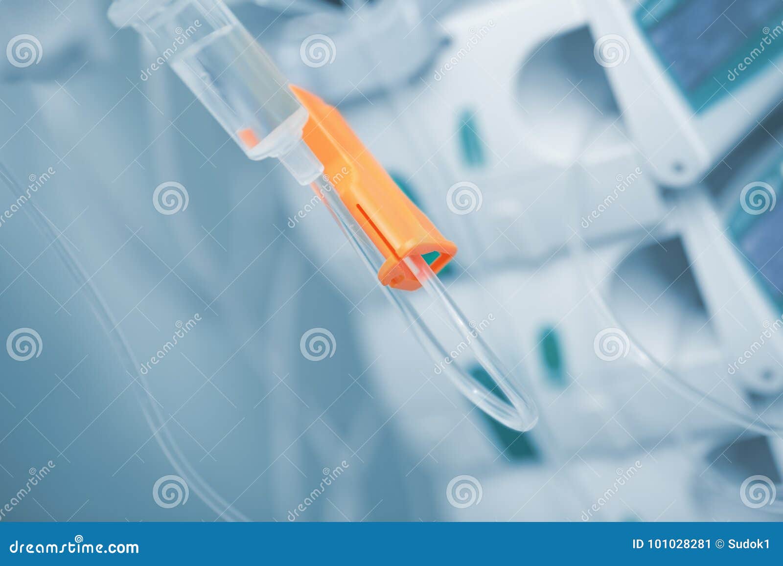 Medical Drip Device in the Hospital Room Stock Image Image of