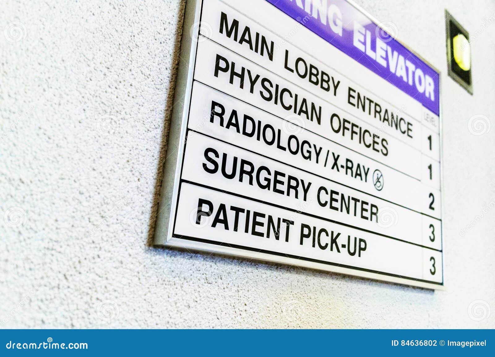 Medical elevator sign stock photo. Image of offices, handicap 84636802