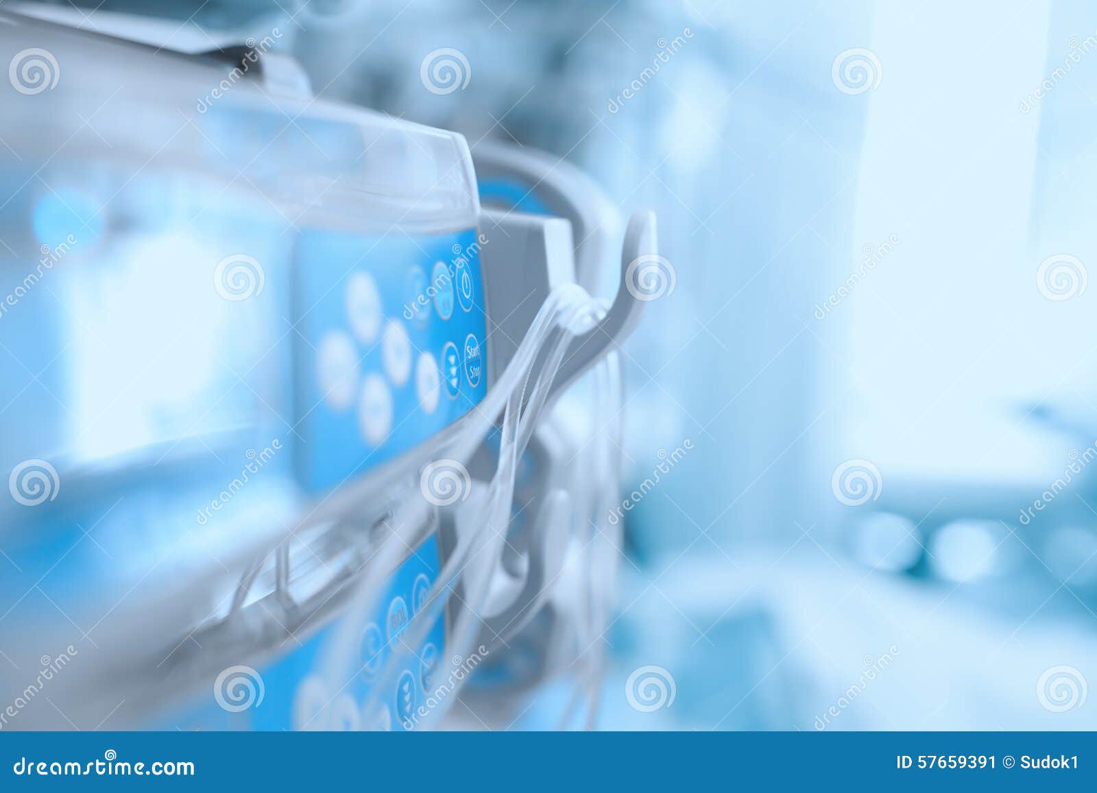 medical equipment in the icu ward