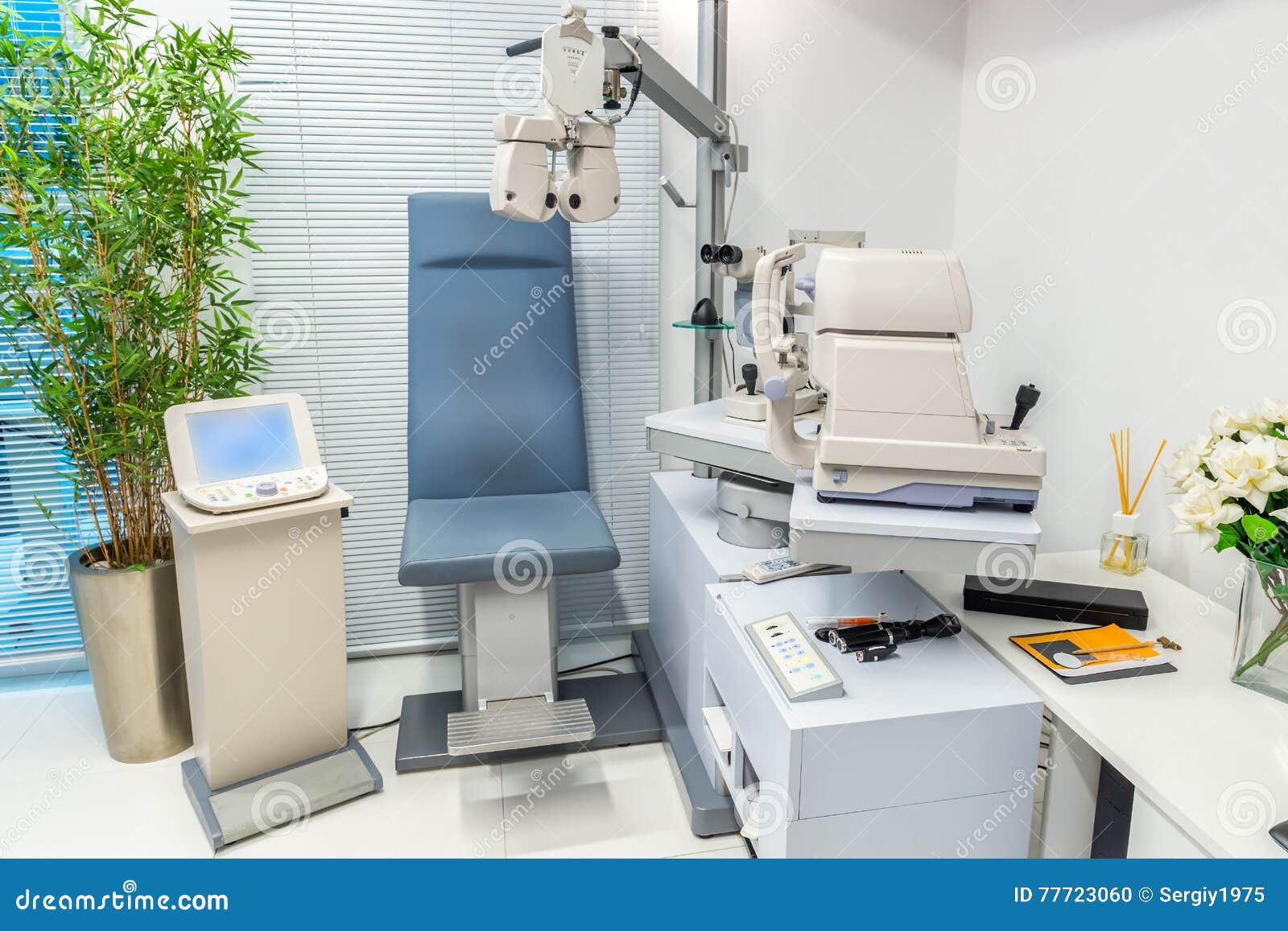 Medical Equipment in the Ophthalmology Office Stock Photo Image of