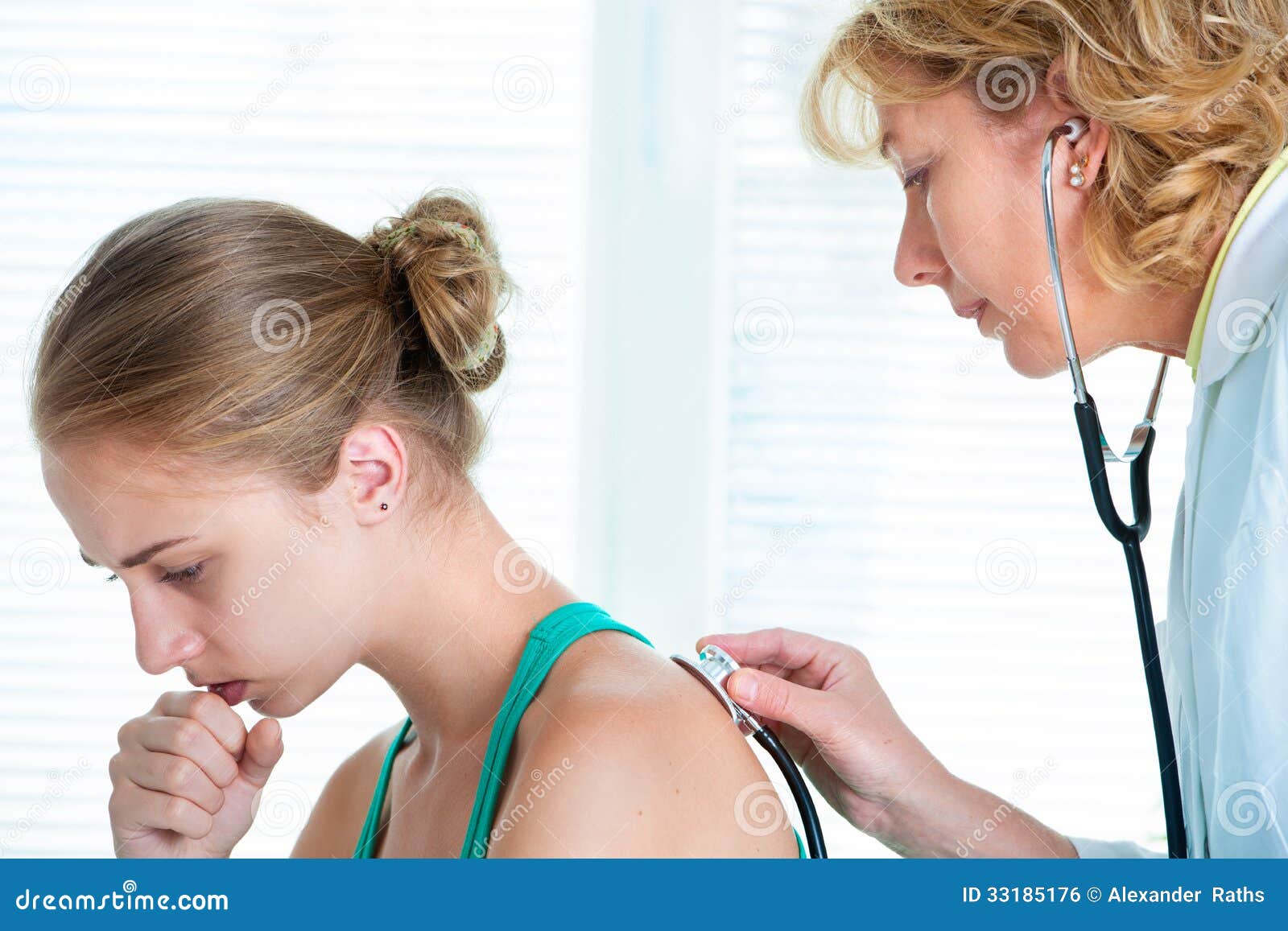 Medical Exam Stock Photo Image Of Cold Listening Checkup 33185176