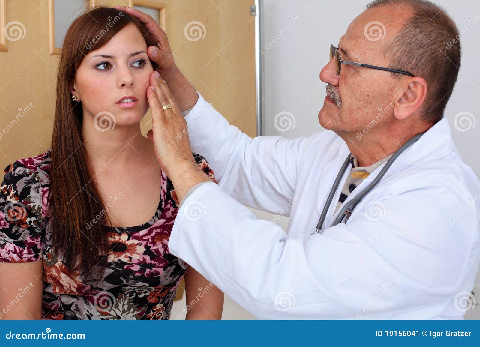 Medical examination stock image. Image of checking, adult 19156041