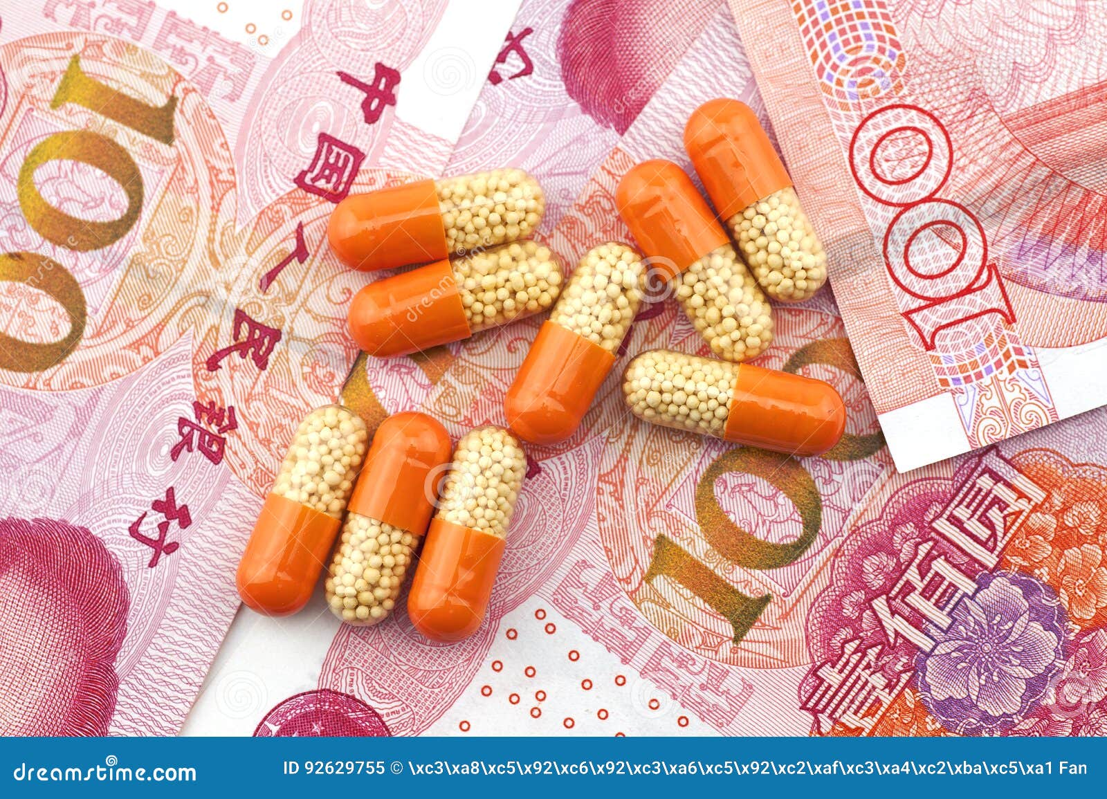 Medical Expenses, Medicines and Renminbi Stock Image Image of making
