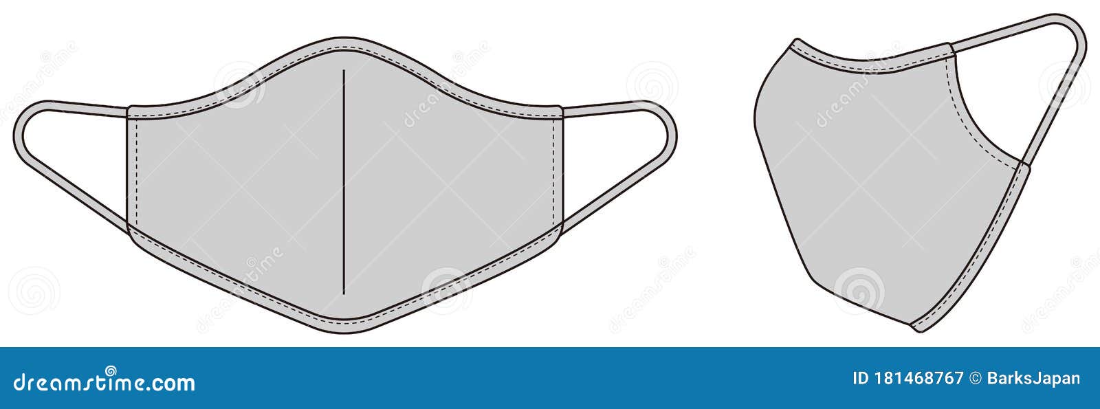 Medical Face Mask Vector Template Illustration Stock Vector medical-face-mask-vector-template-illustration-stock-vector