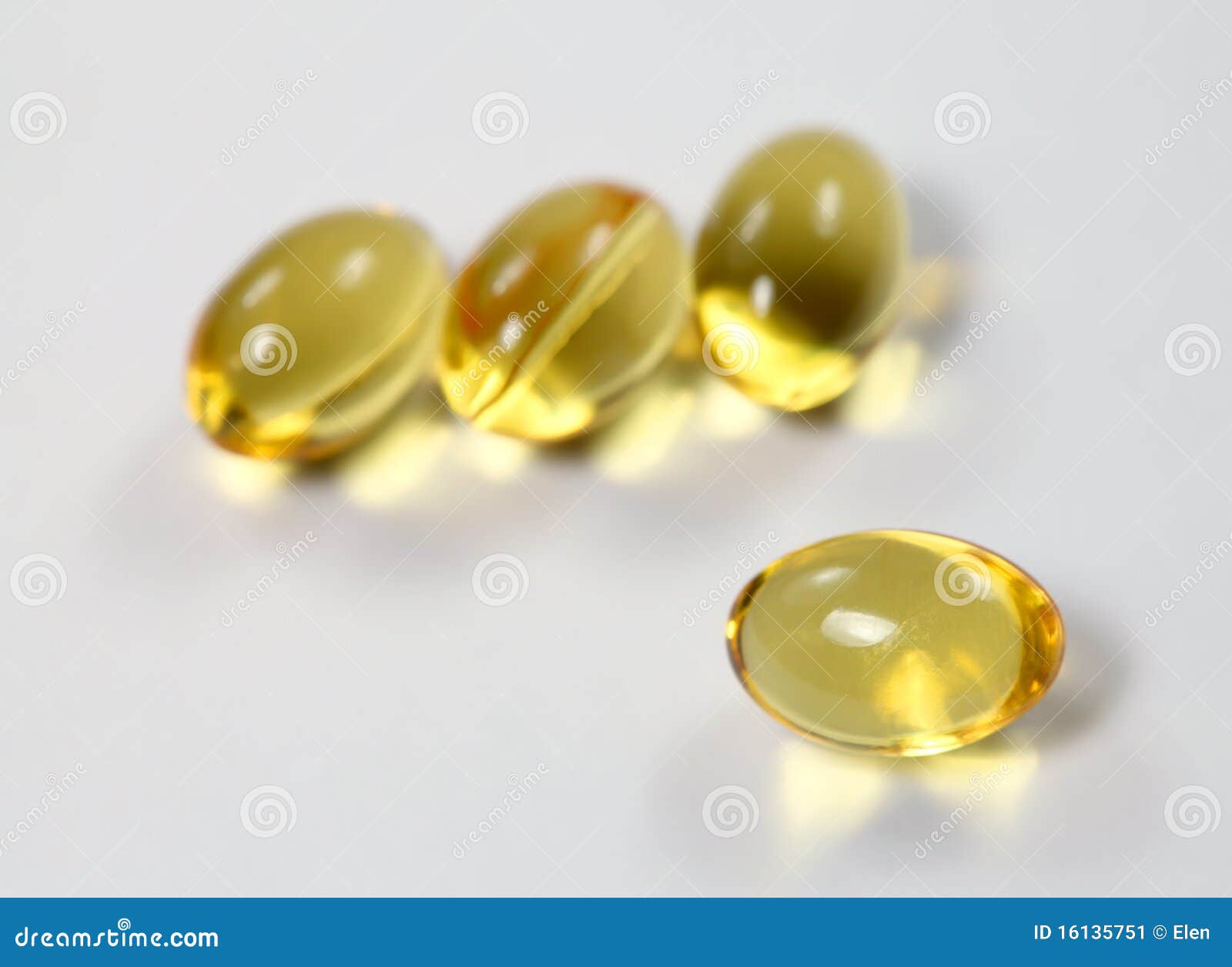 Medical fish oil in pills stock image. Image of healthy 16135751