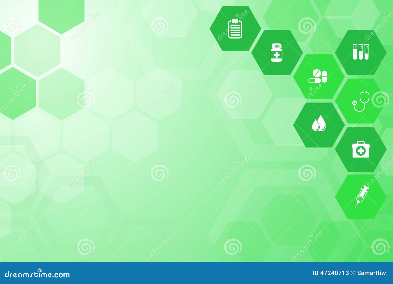 green medical background