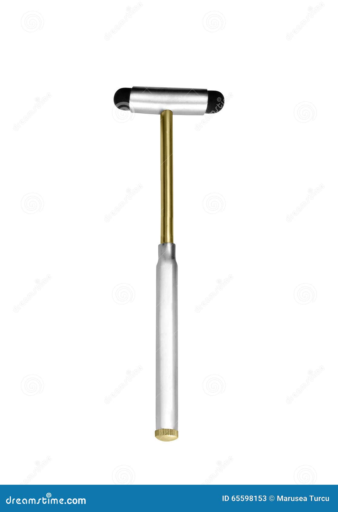 Medical hammer stock image. Image of elbow, medical, rubber 65598153