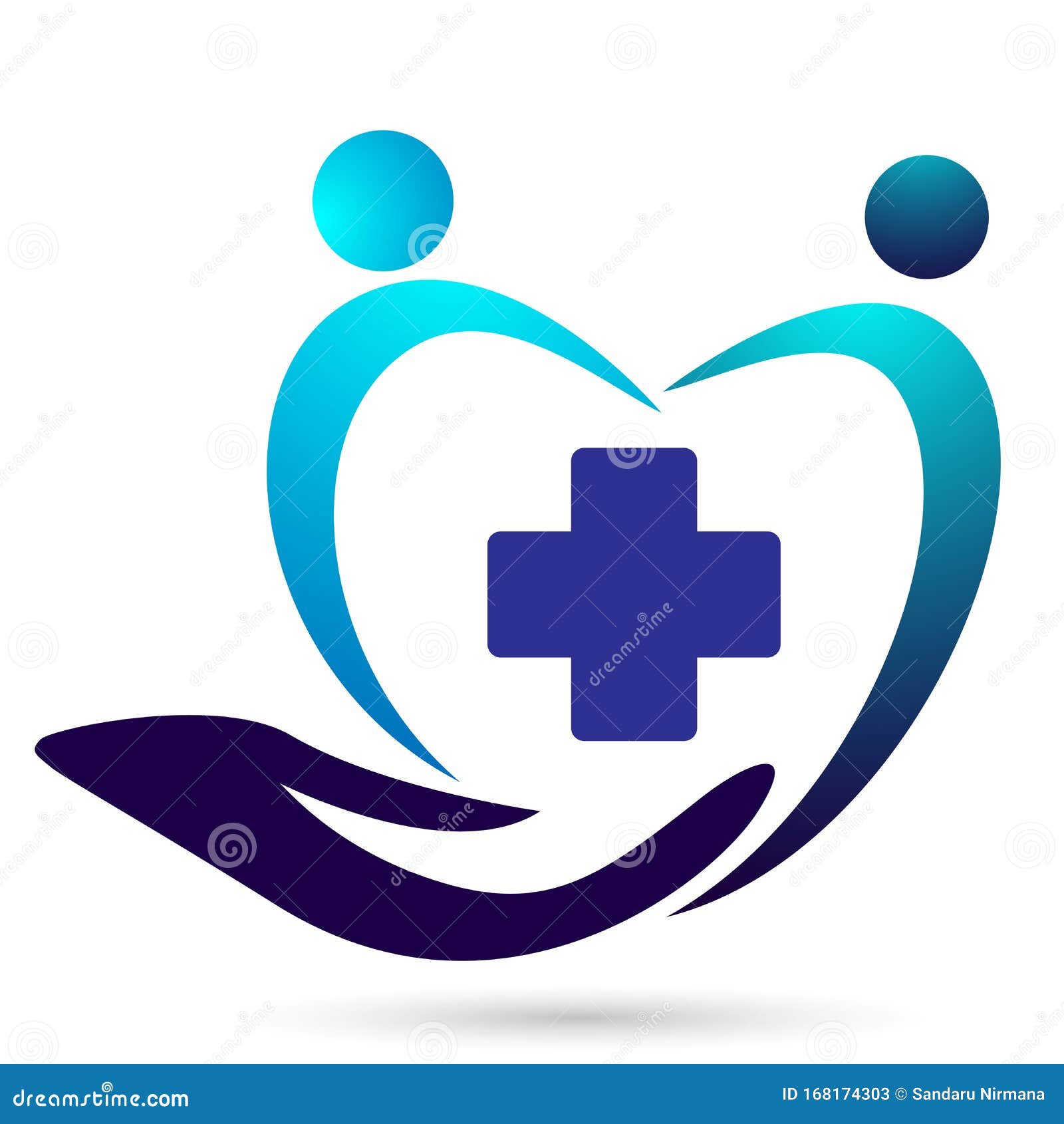 Medical Health Heart Care Clinic People Healthy Life Care Logo Design ...