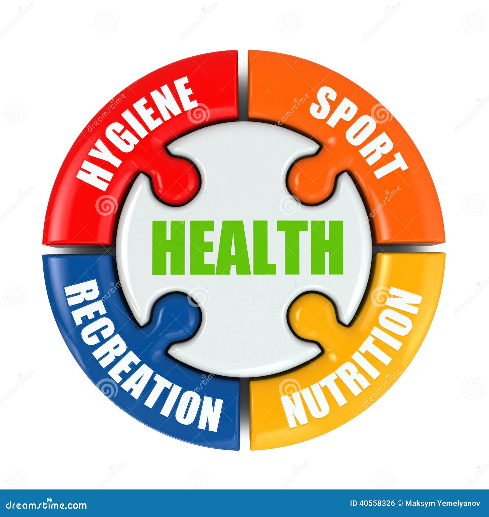 Medical Infographic. Health is Sport, Hygiene, Nutrition and Rec ...