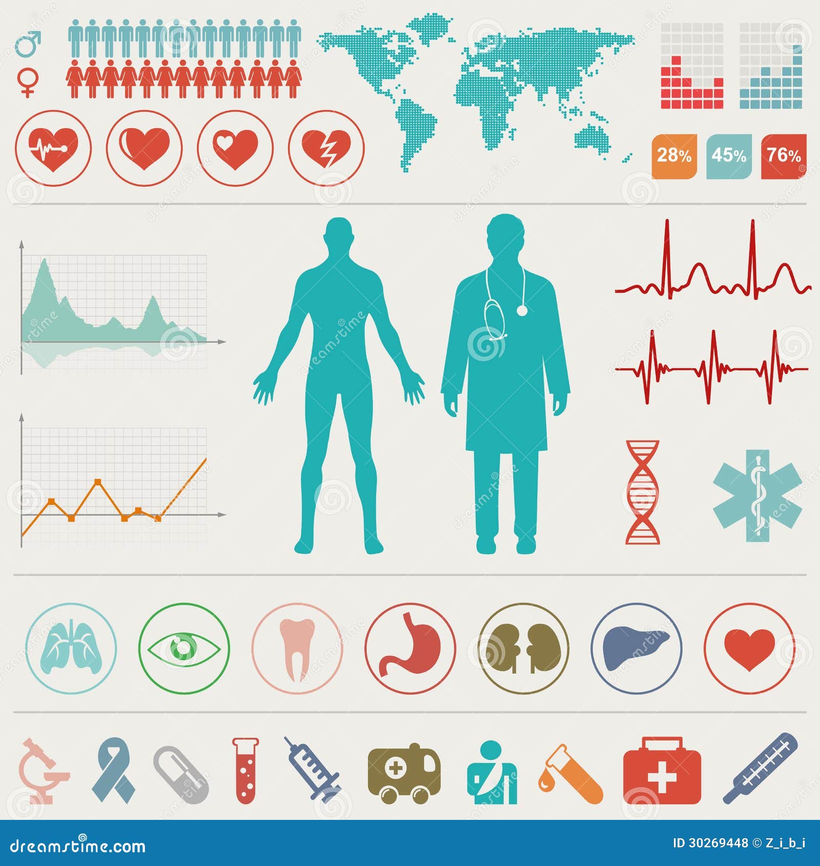 Medical Infographic Cross Section Of Female Breast With Abscess