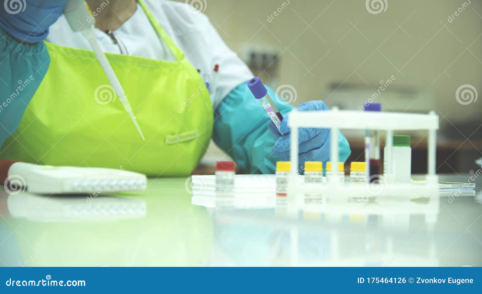 Medical Lab Equipment. Blood Test Medical Concept Stock Photo Image