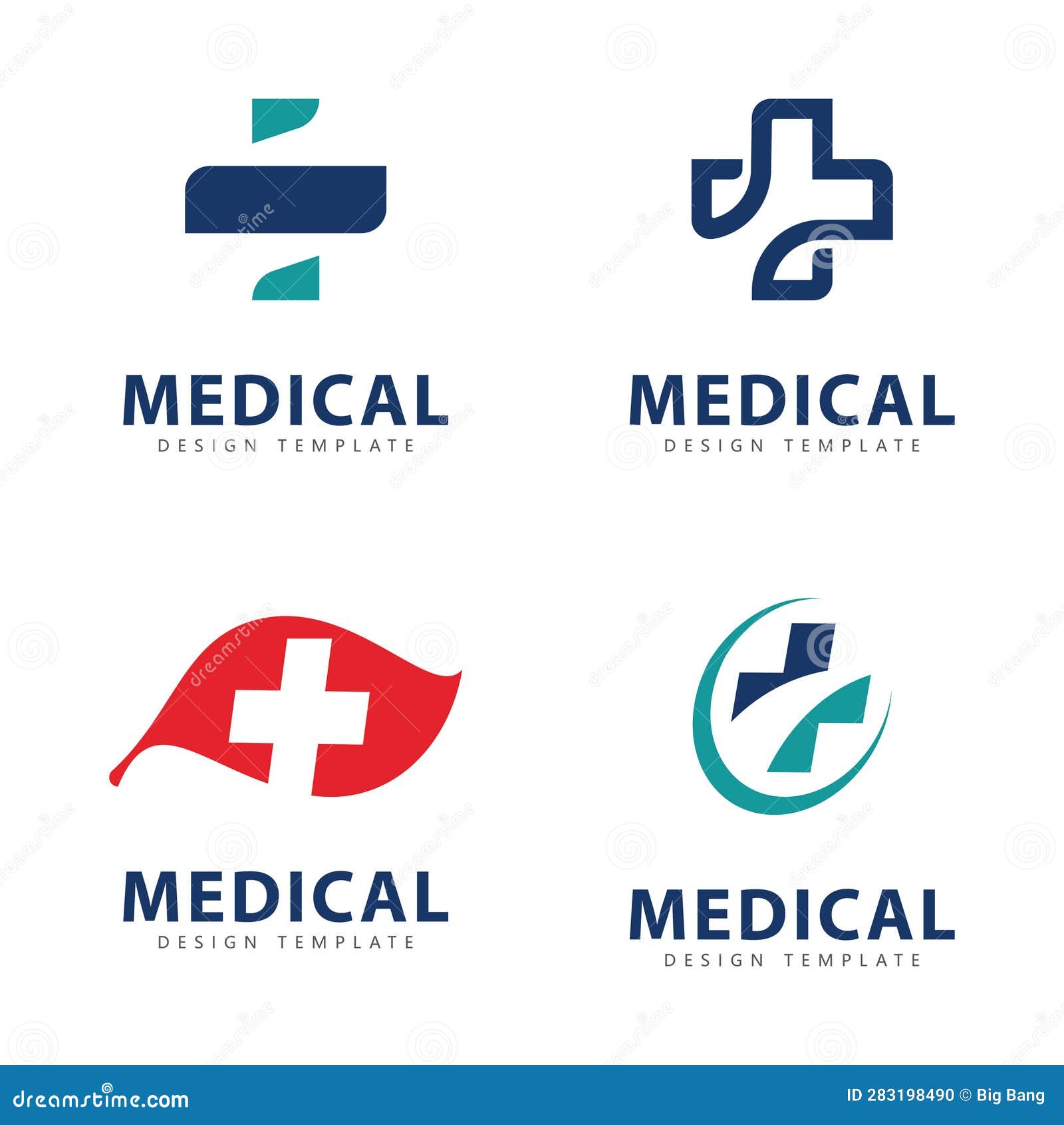 Medical Logo Icon Design Template Elements Stock Vector Illustration