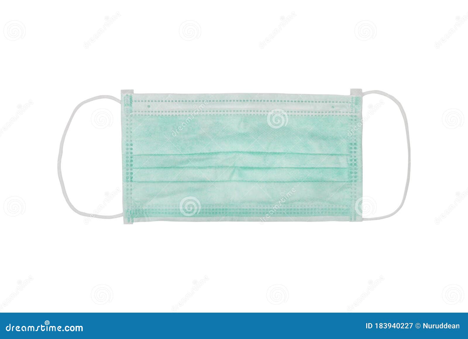 Medical Mask, Protective Medical Face Mask Isolated on White Background