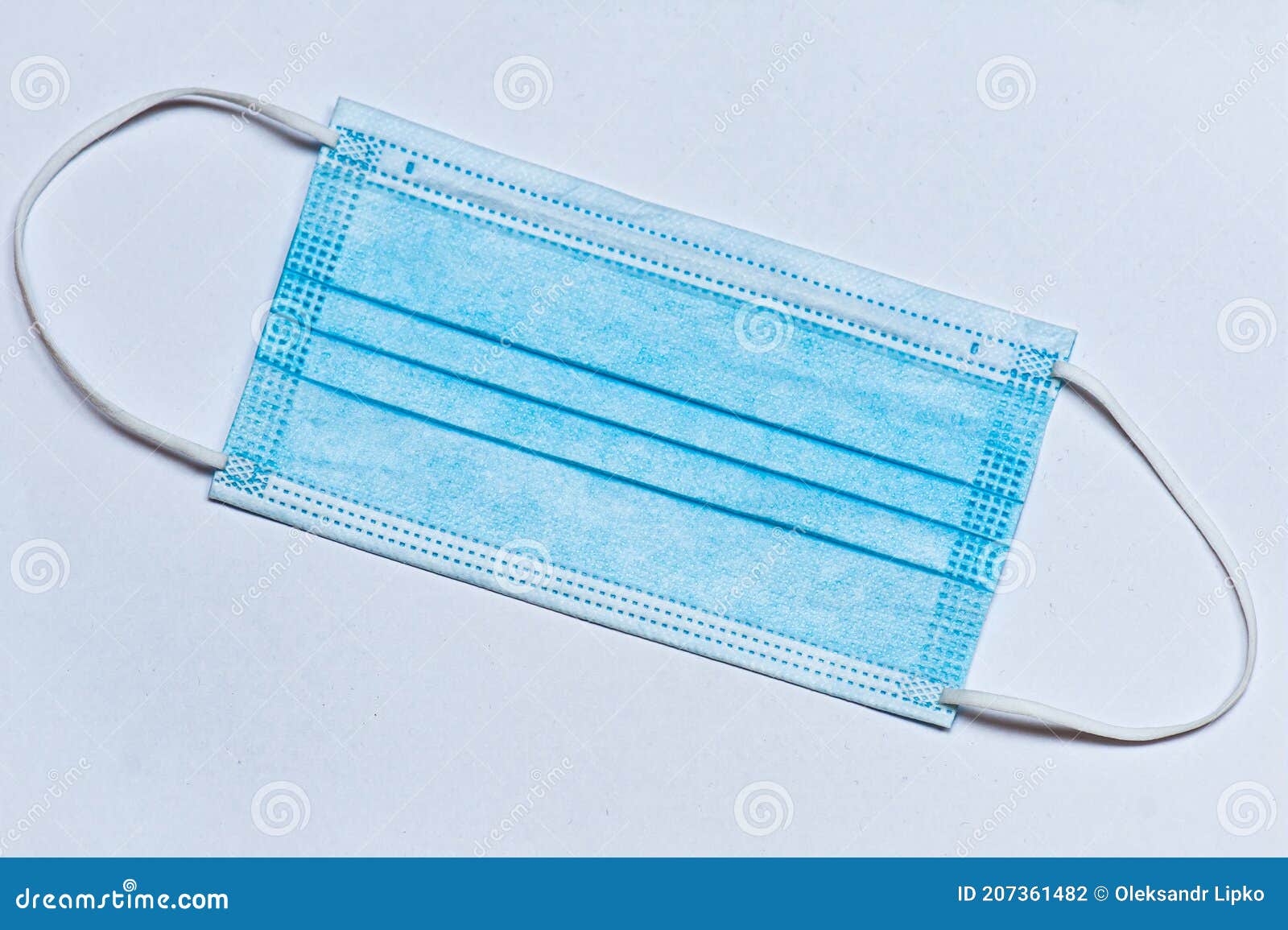 Medical Mask on a White Background Stock Photo - Image of danger