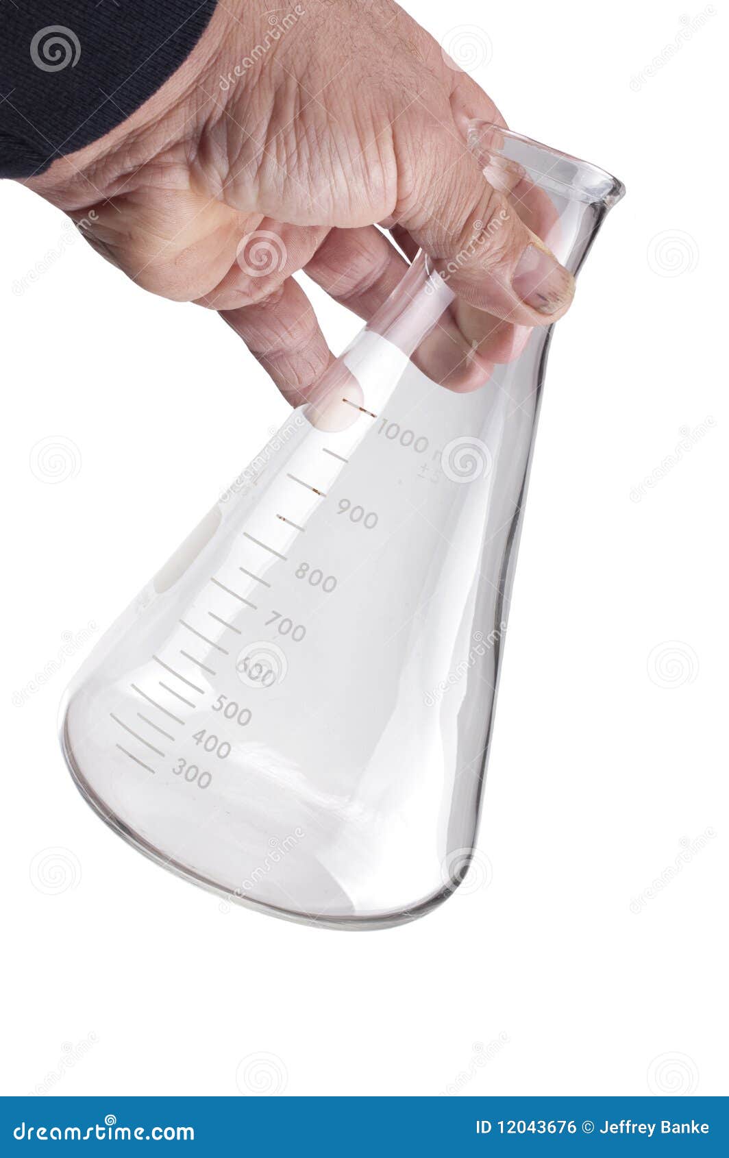 Medical measuring flask stock photo. Image of chemistry 12043676
