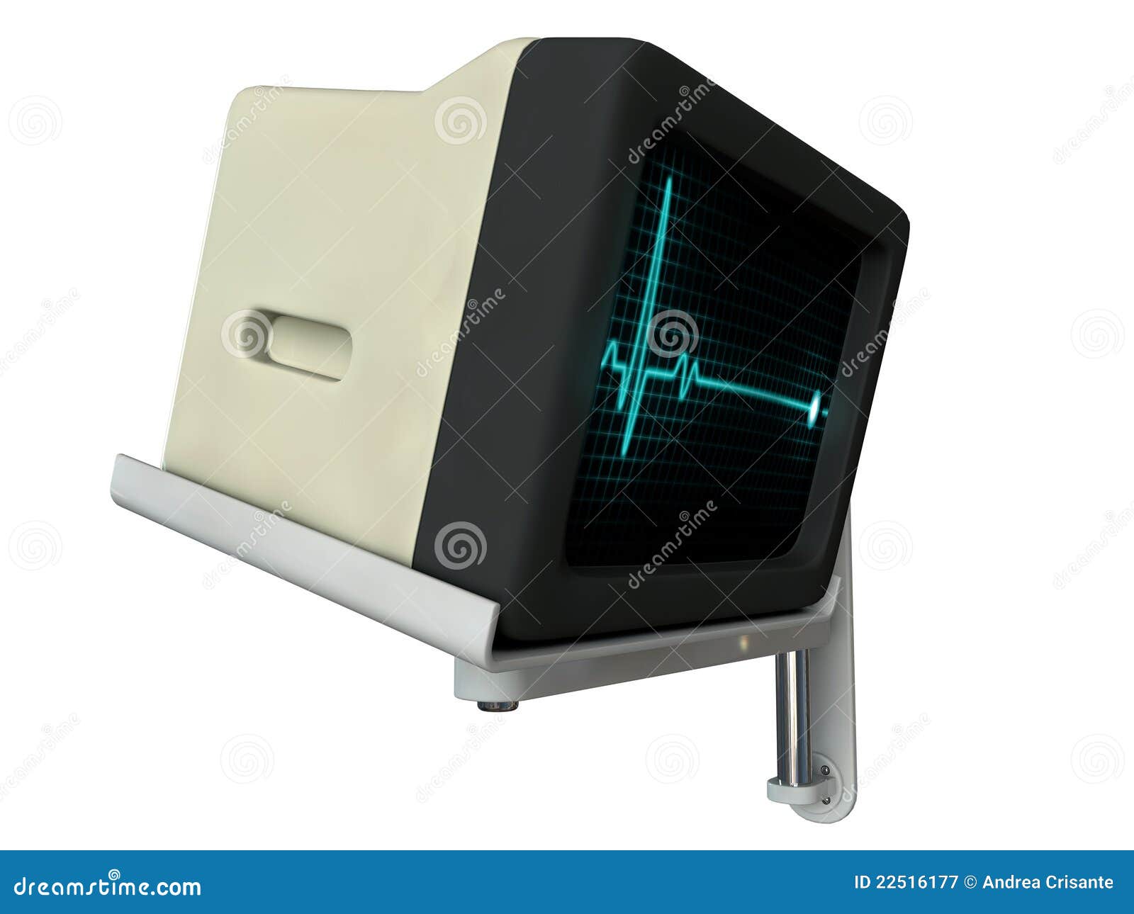 Medical monitor stock illustration. Illustration of cardiology 22516177