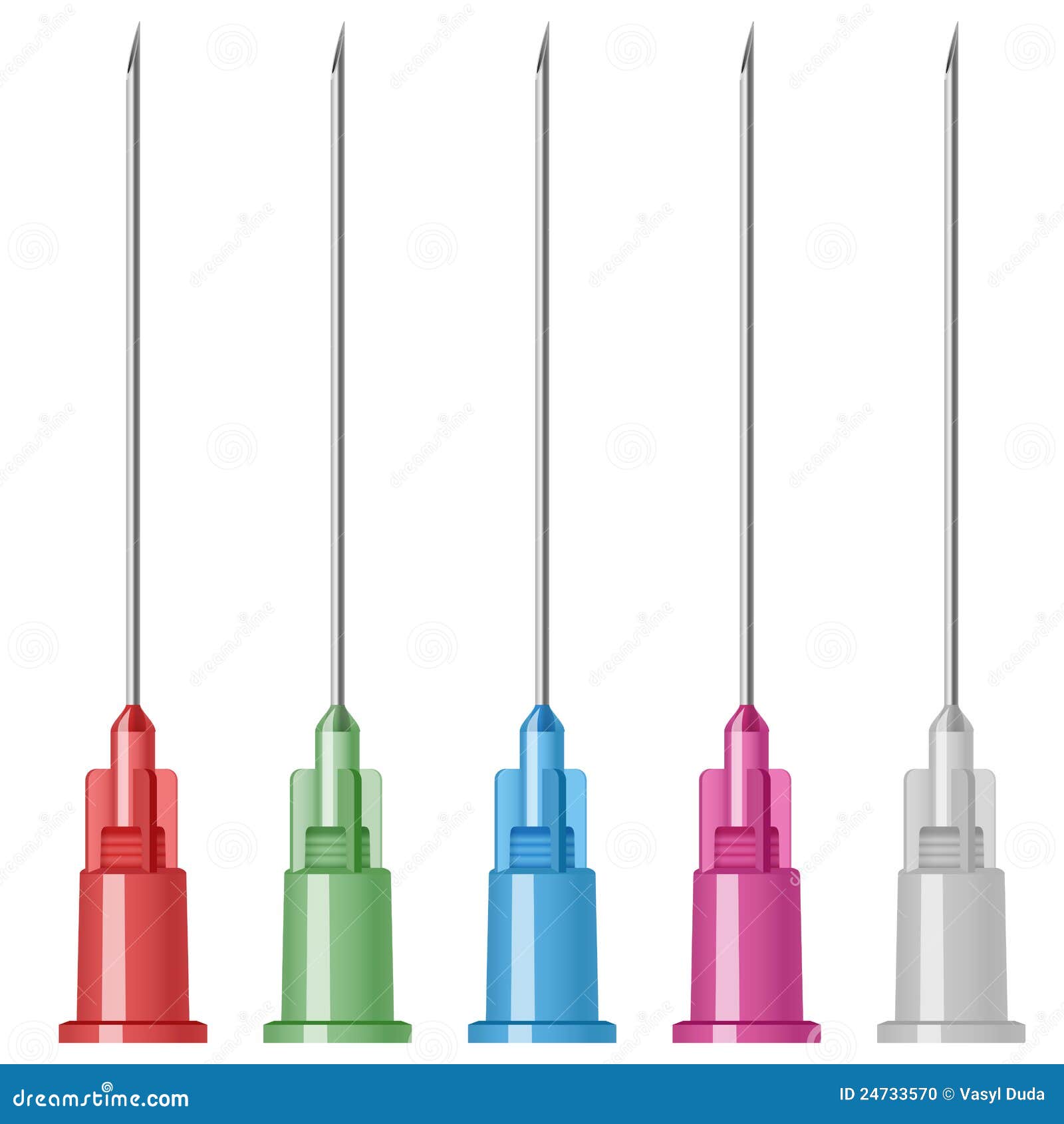 Medical needles stock vector. Illustration of cure, object 24733570