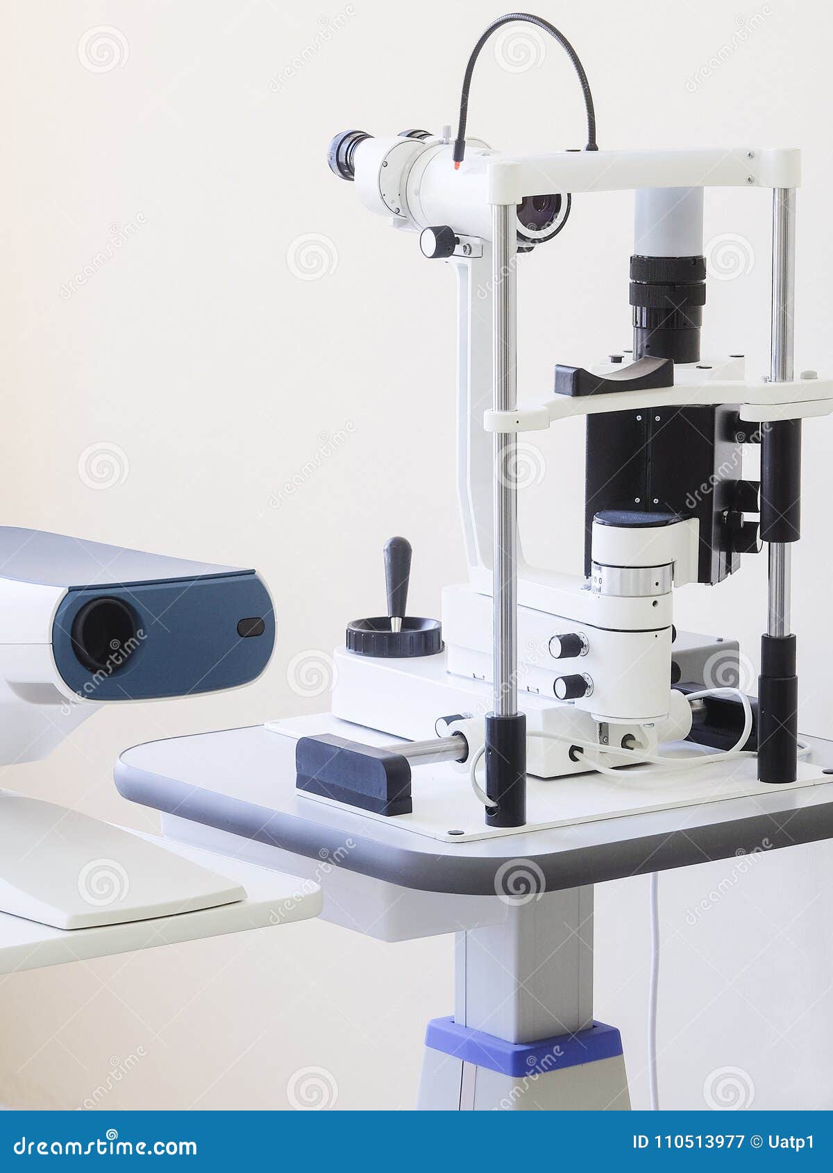 Medical Optometry Equipment Stock Image Image of clinic, long 110513977