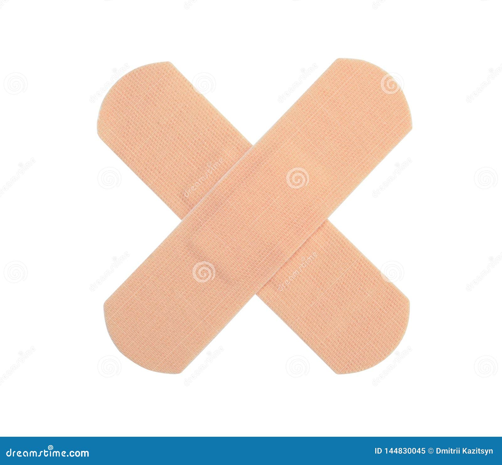 Medical Plaster Isolated on White Stock Image Image of bandage