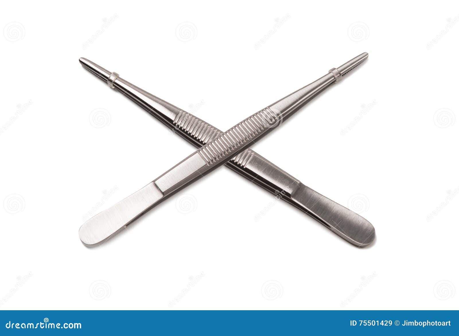 Medical pliers isolated stock image. Image of shiny, medical 75501429