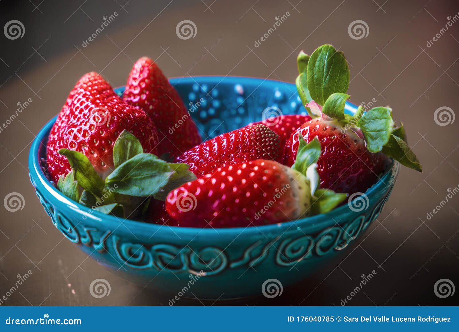 natural background of red strawberries on the table ready to eat