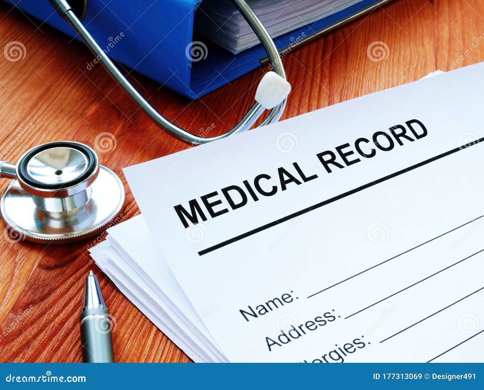 Medical Record And Stack Of Papers With Stethoscope Stock Image Image medical-record-and-stack-of-papers-with-stethoscope-stock-image-image