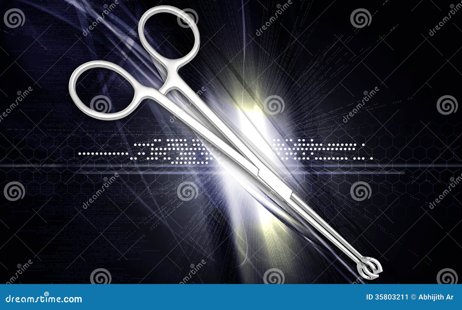 Medical scissor tool stock illustration. Illustration of doctor 35803211