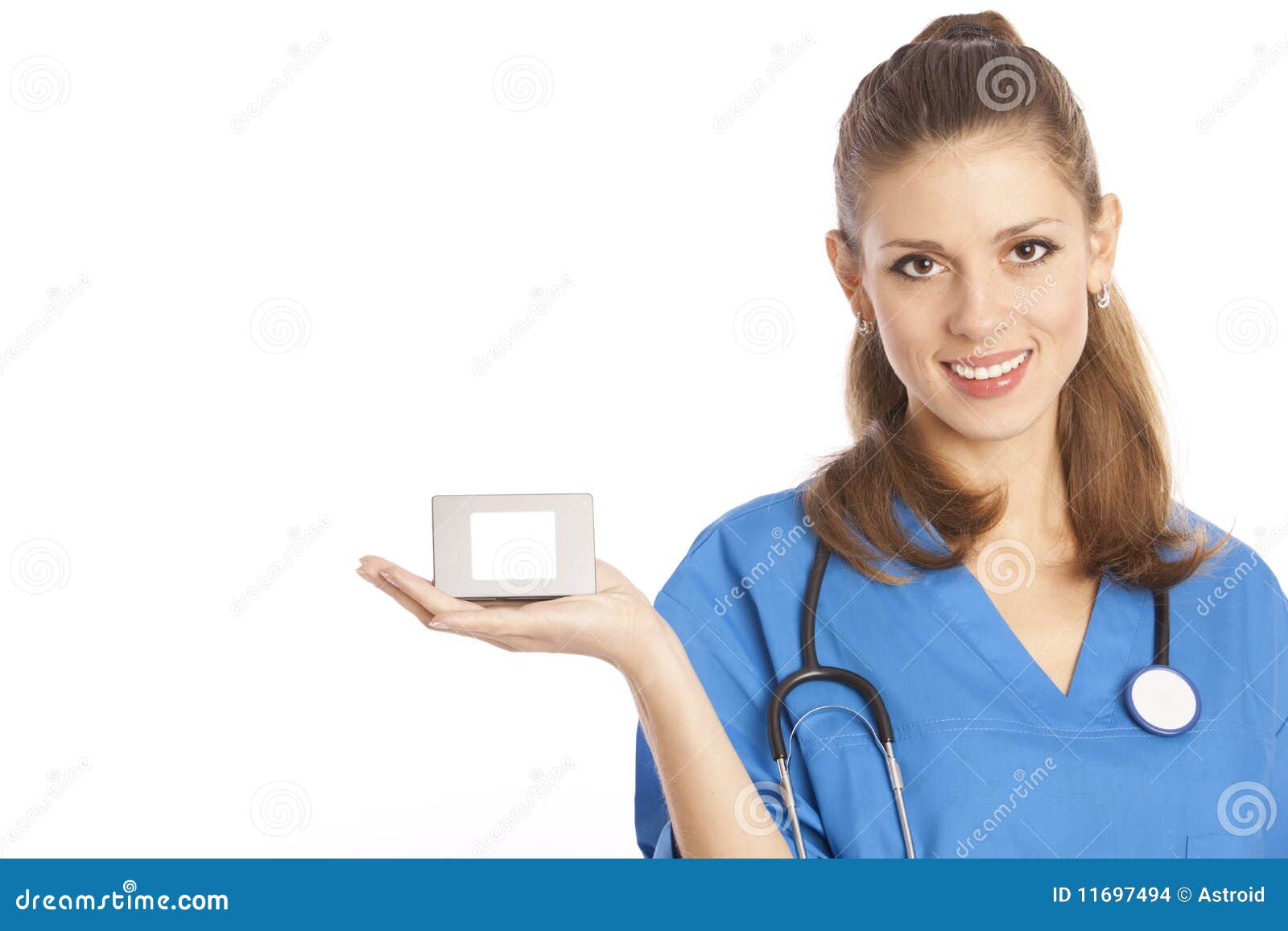 Medical specialist stock photo. Image of blue, isolate 11697494