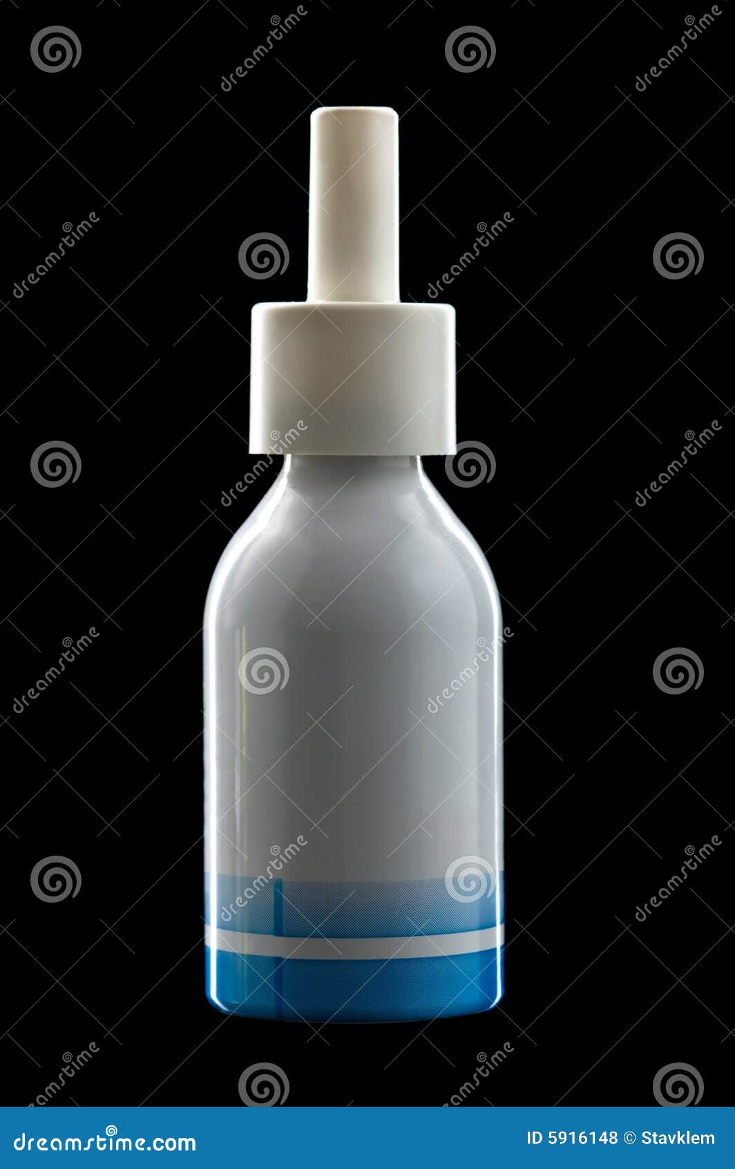 Medical Sprayer Isolated on Black Stock Photo Image of medicine