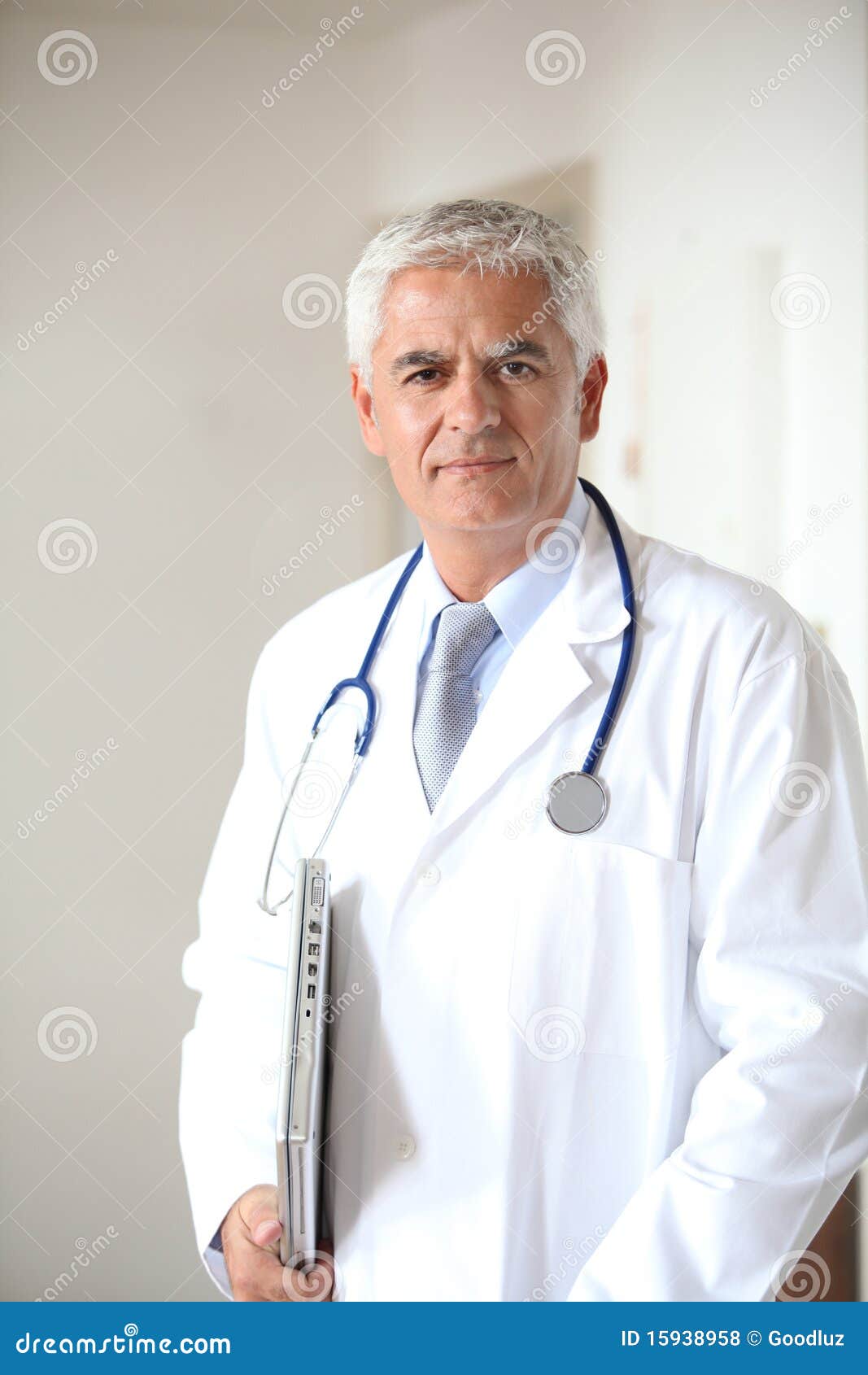 Medical staff stock photo. Image of laptop, stethoscope 15938958