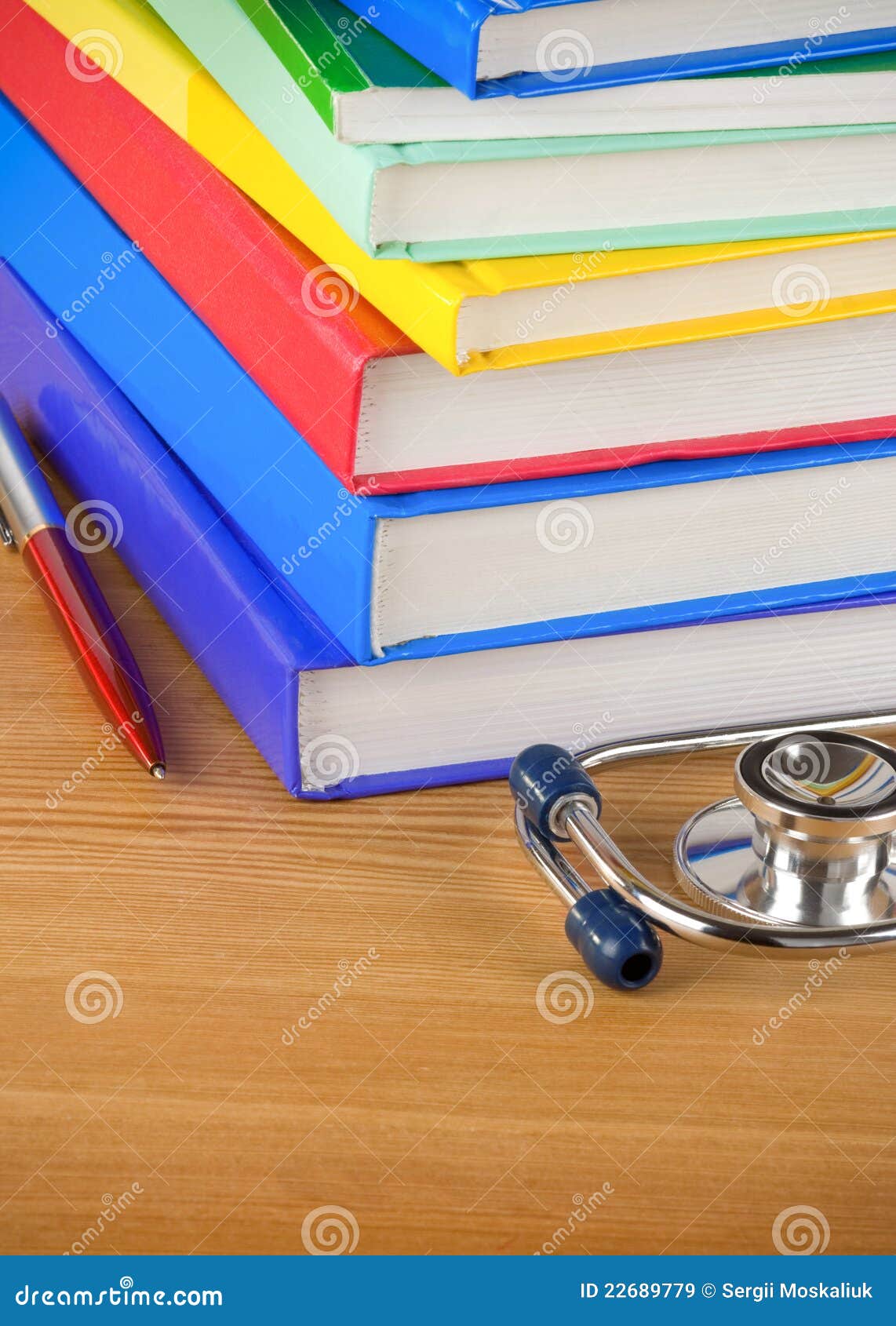 Medical Stethoscope with Book Stock Image Image of emergency, exam