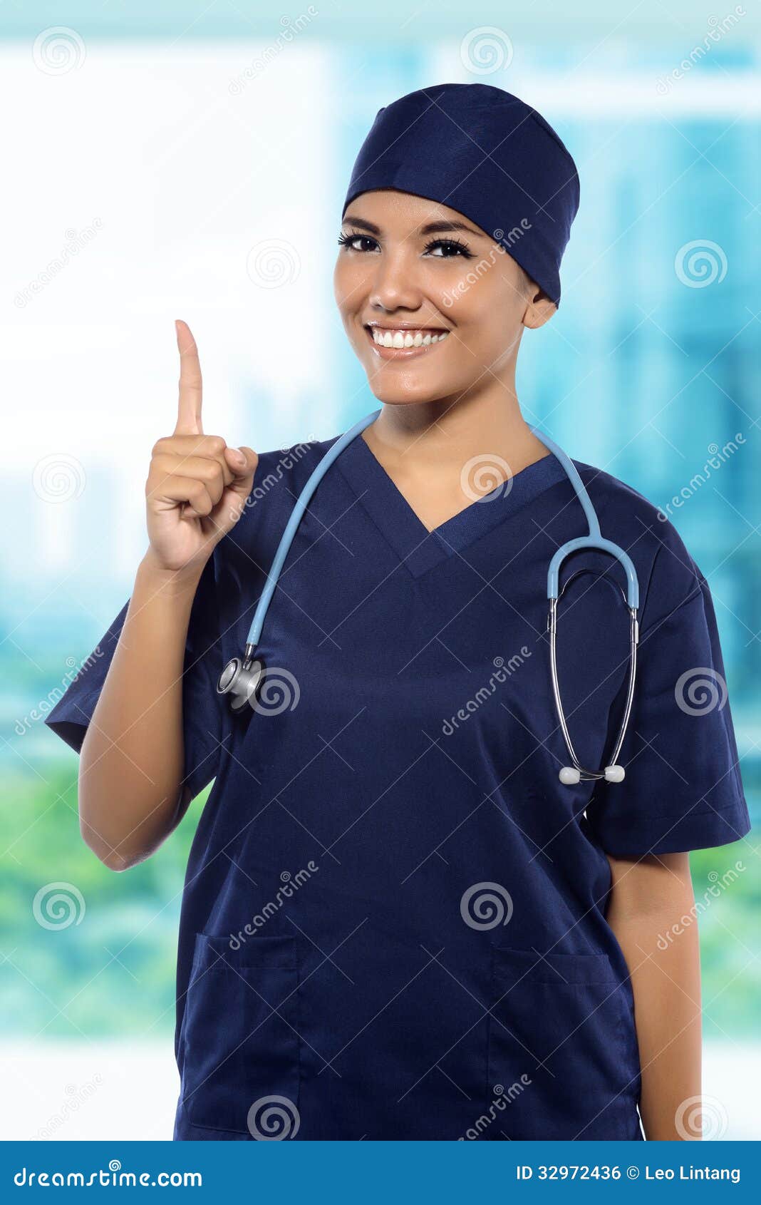 Medical Surgeon in Uniform stock photo. Image of female 32972436