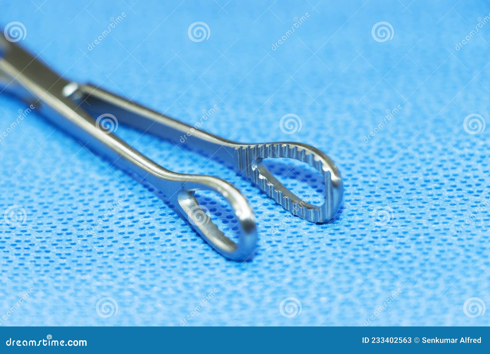 Medical Surgical Sponge Holder Tip. Selective Focus Stock Image Image