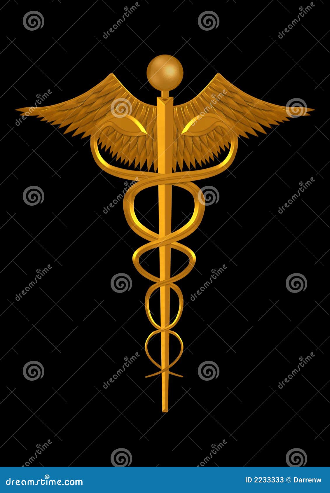 Medical symbol stock illustration. Illustration of gold - 2233333