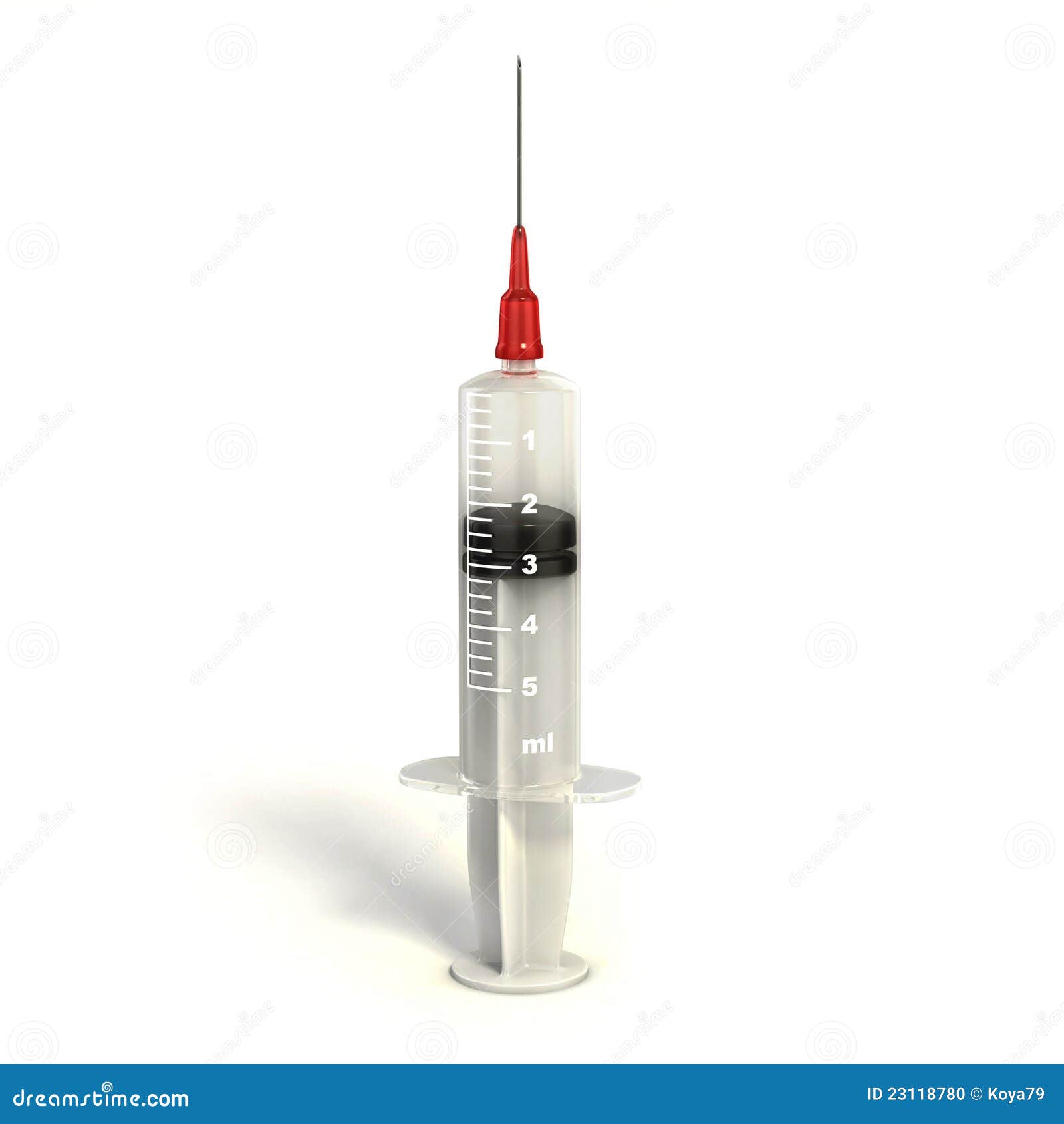 Medical syringe isolated stock illustration. Illustration of dose