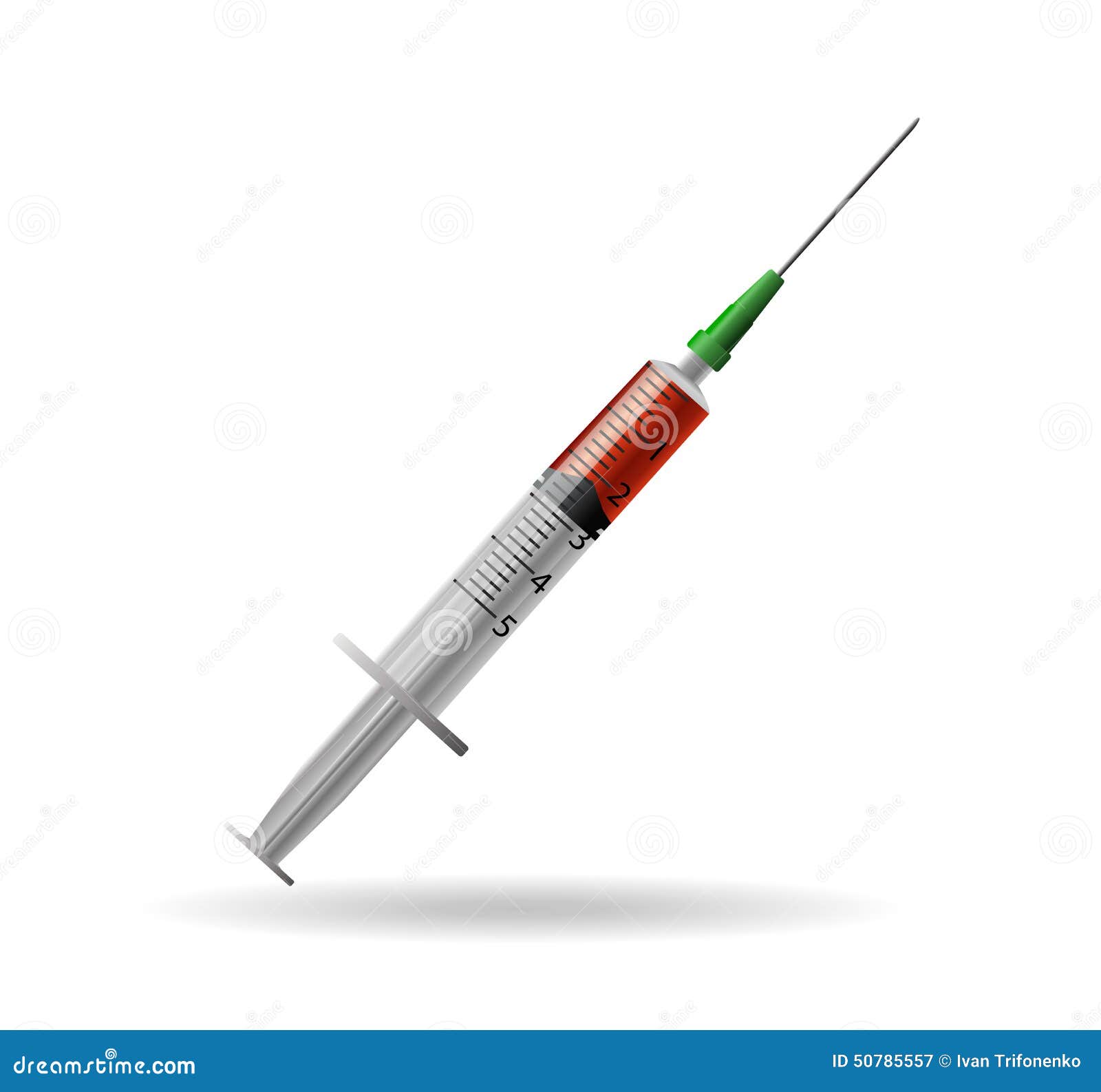 Medical syringe stock vector. Illustration of addict 50785557