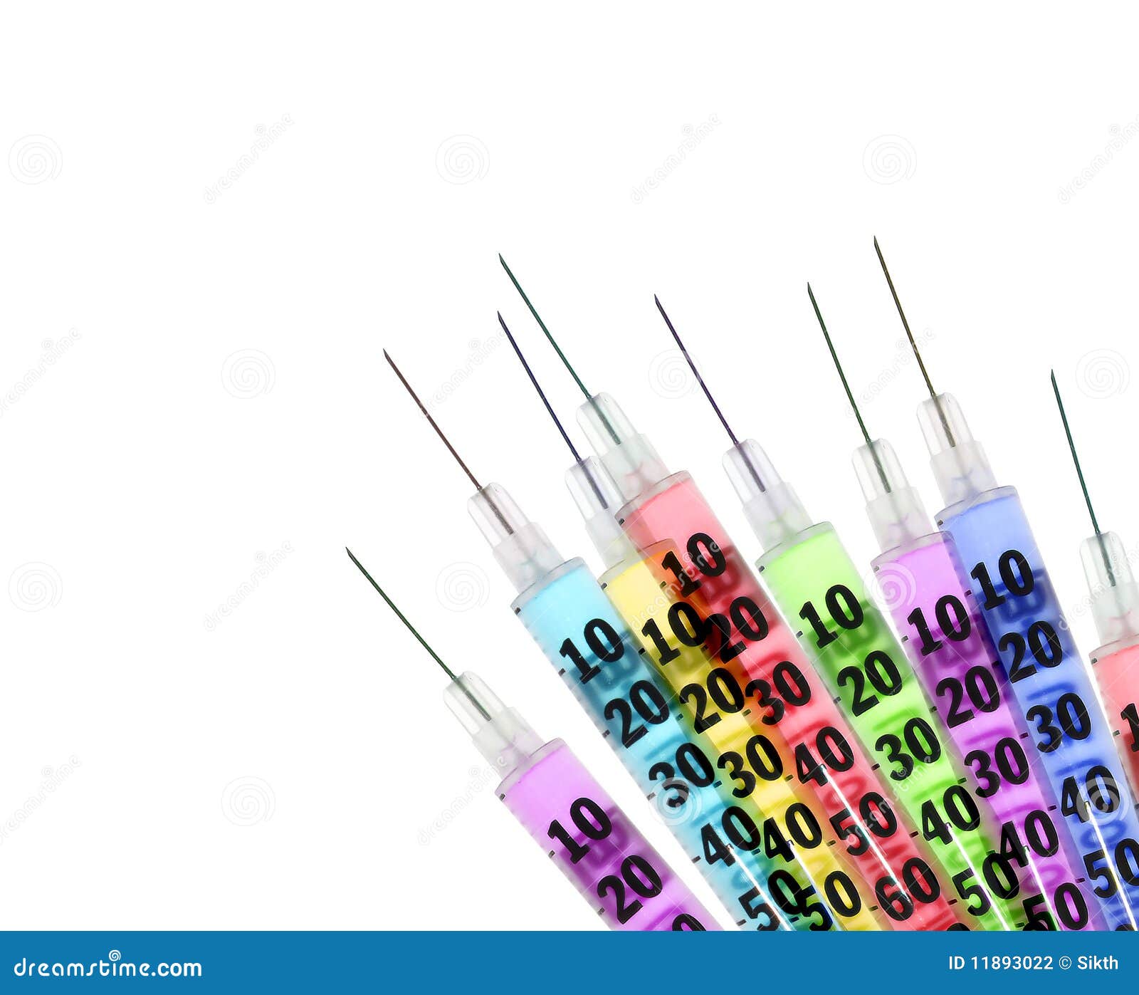 Medical Syringes Inside A Sharps Collector Stock Photo CartoonDealer