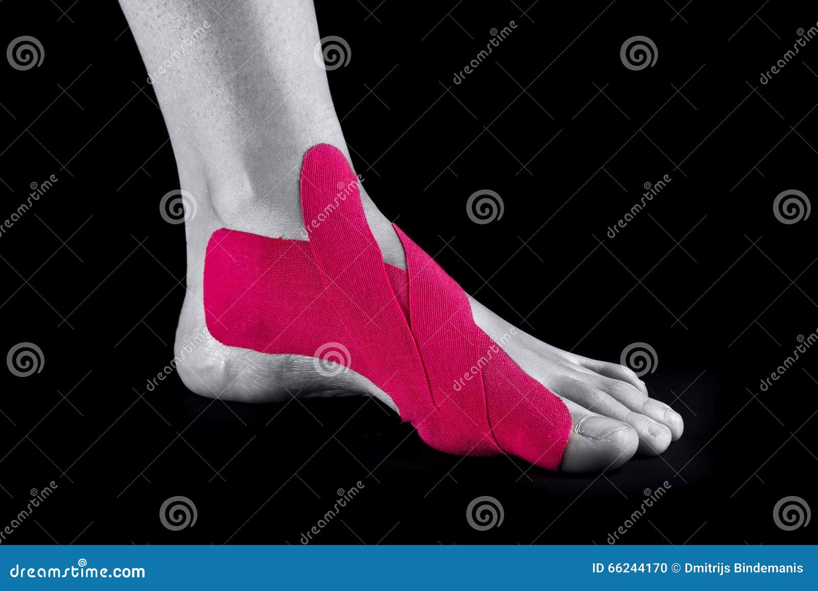 Medical taping stock photo. Image of health, muscle, acute 66244170